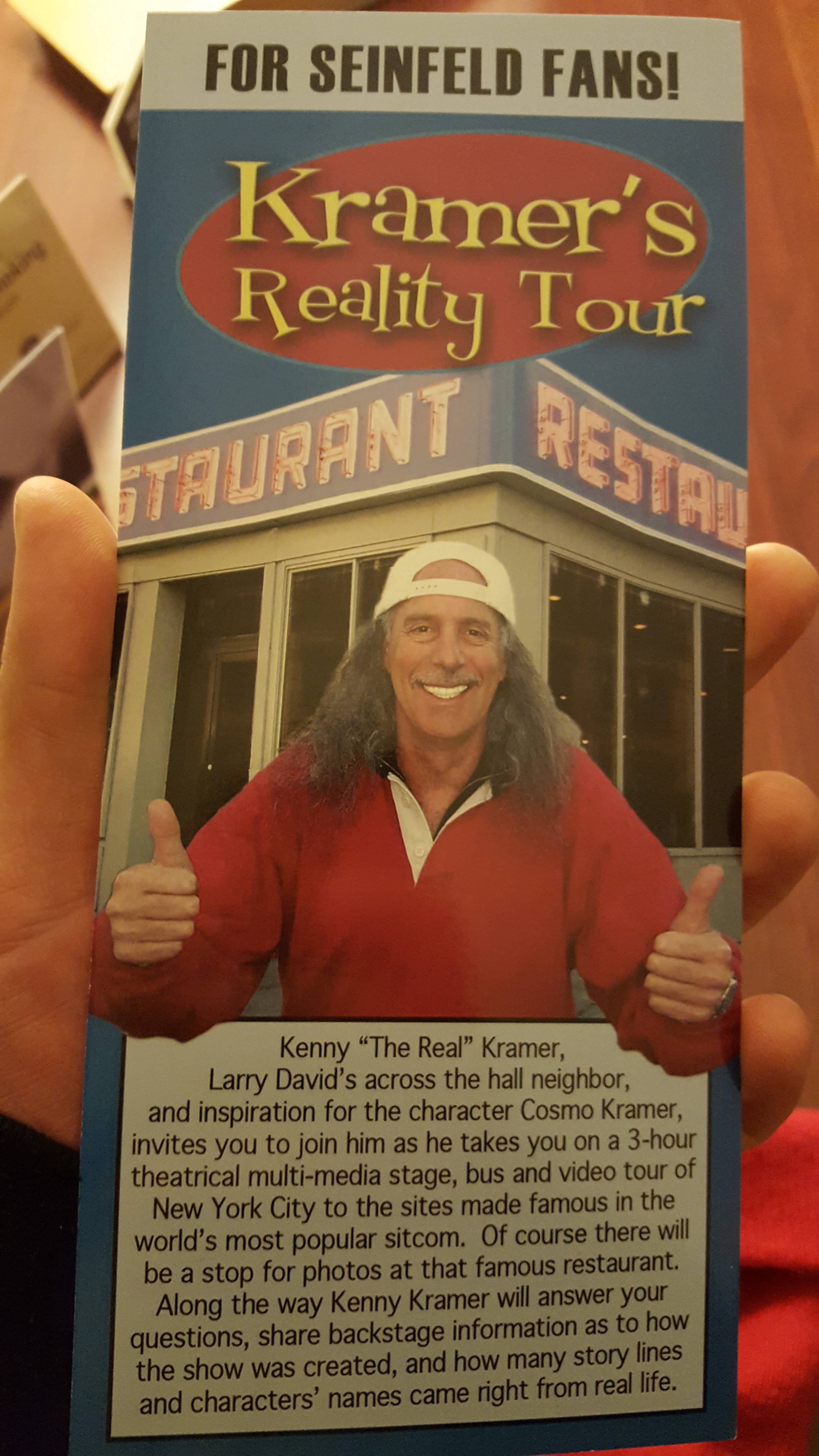 Join the Kenny Kramer Tour for a Wild Ride