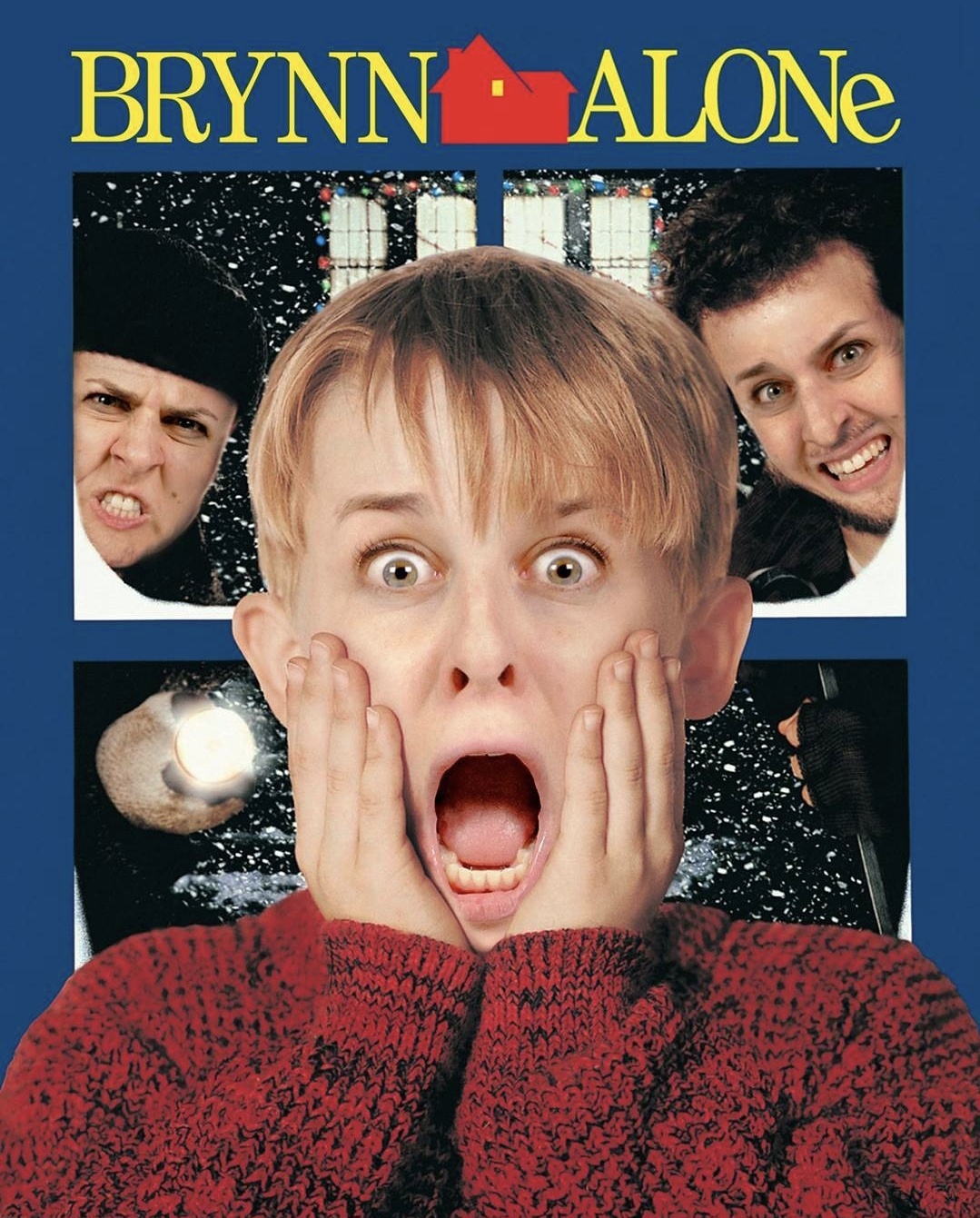 Check Out My Photoshop Skills: I Made Myself Part of the Home Alone Movie Poster!