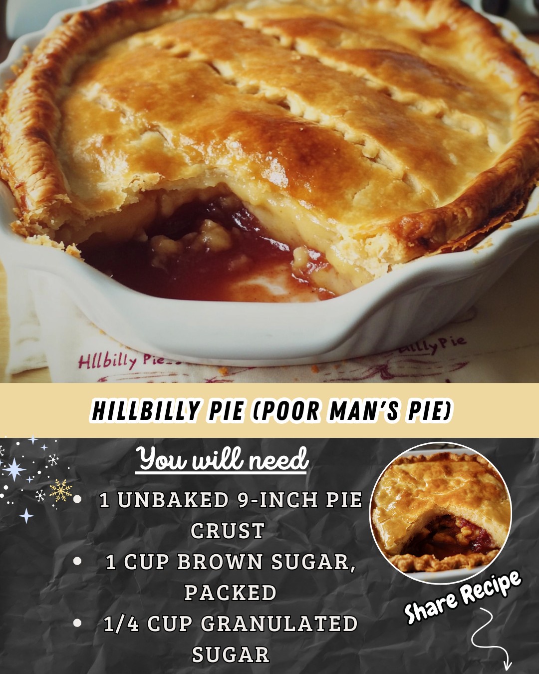 Hillbilly Pie: The Ultimate Comfort Food