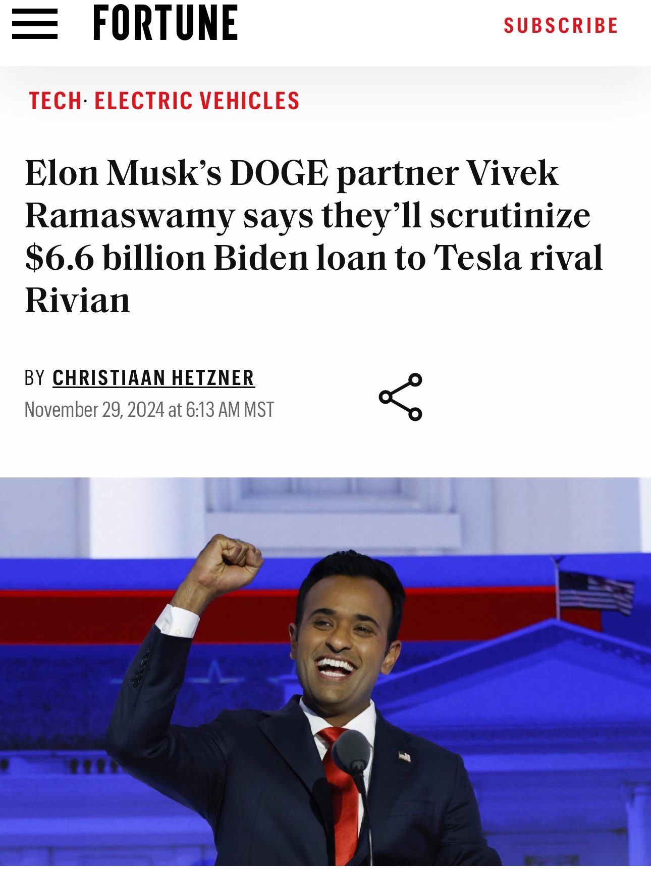 Naturally, they're out to crush the EV competition against Tesla...