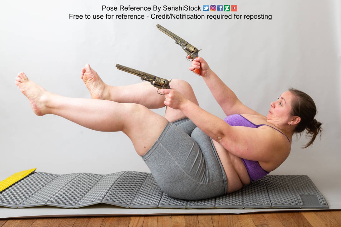 A Daily Dose of Action: Rowena's Epic Dual-Pistol Pose