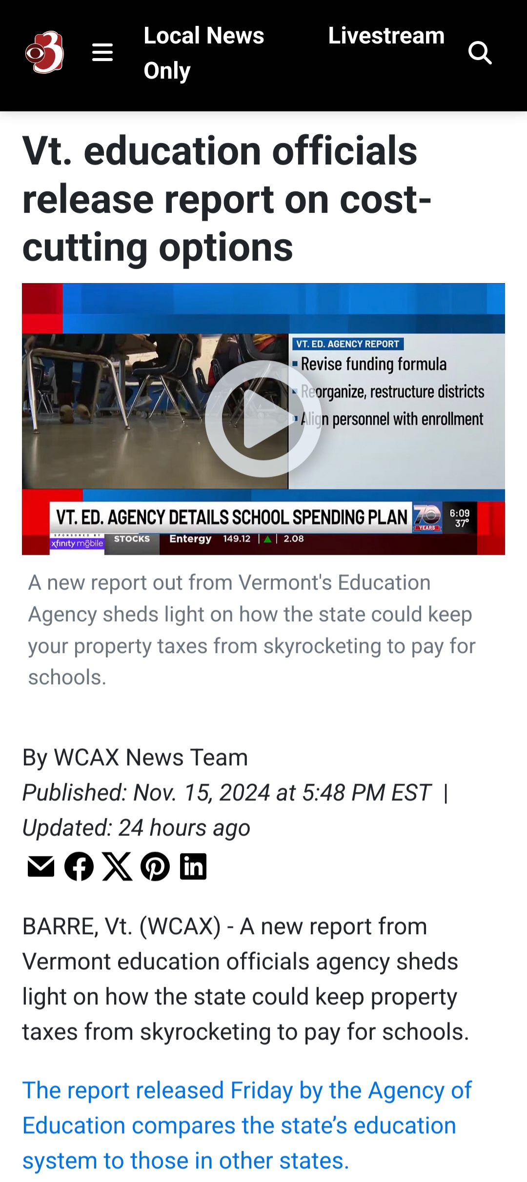 Once again, education takes a hit... Yes, let's increase class sizes and eliminate para-educators. Bravo, just bravo...