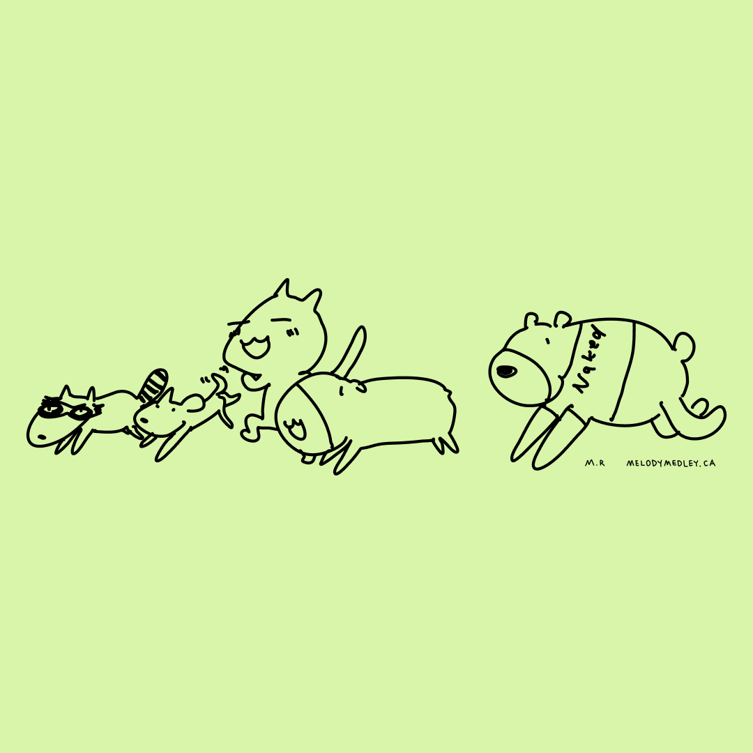 Look Out, There's a Naked Bear!