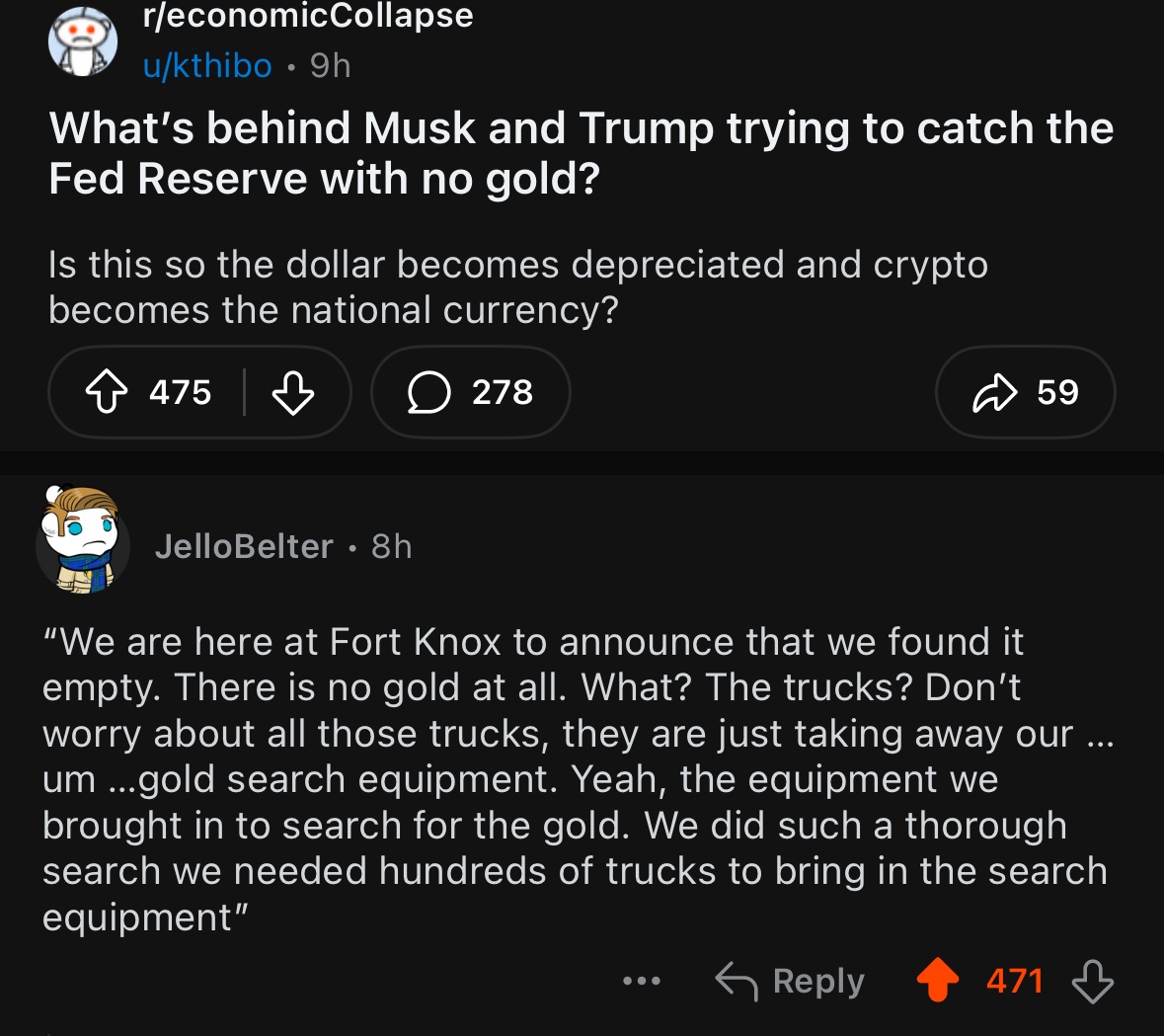 What Would a Guy with a Gold Toilet Really Want?