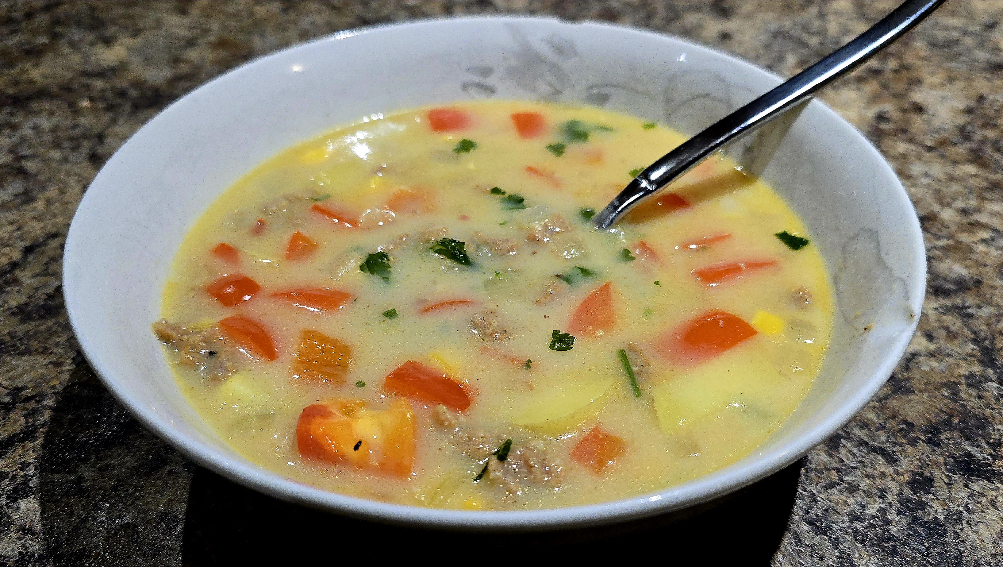 Delicious Sausage and Corn Chowder Recipe