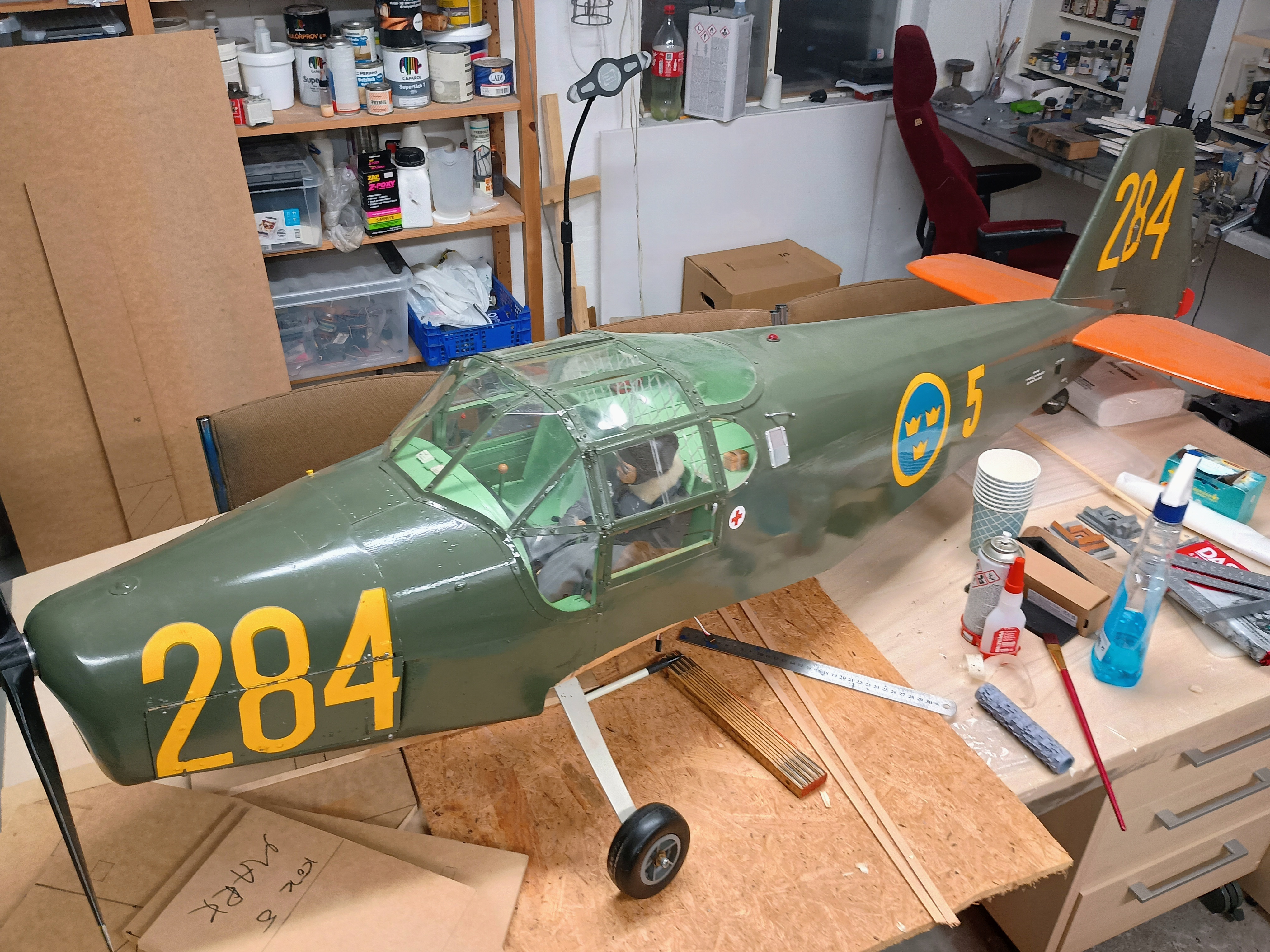 I’m passionate about building and flying scale model airplanes.