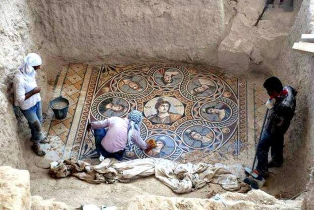 A Stunning Discovery: Ancient Greek Floor Mosaic Unearthed in Turkey