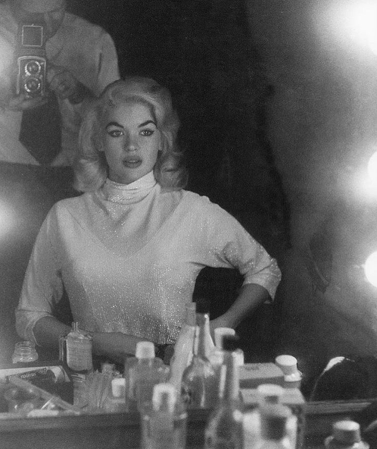 A Glimpse of Glamour: Jayne Mansfield at Her Dressing Table, Circa 1954