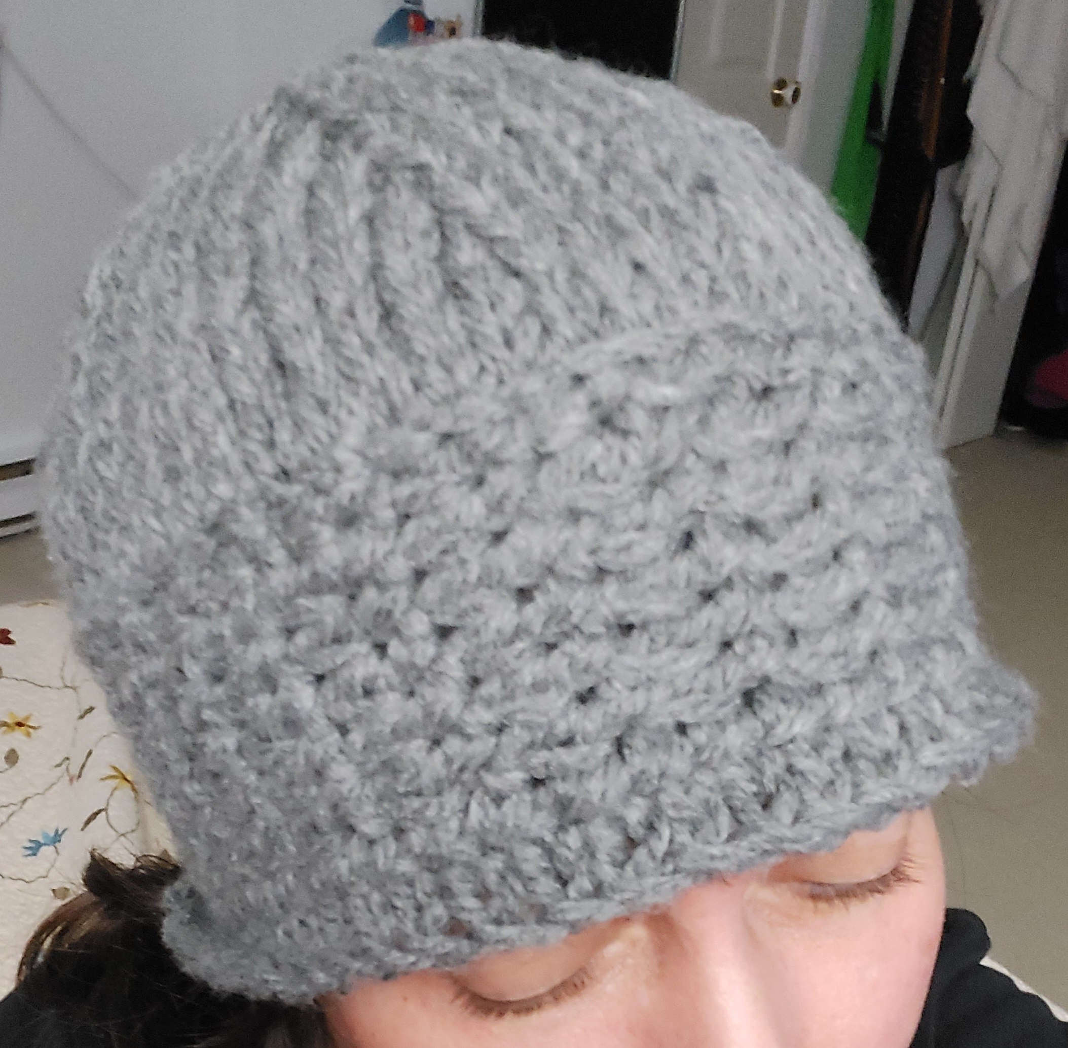 Check Out My Latest Knitted and Crocheted Hat!