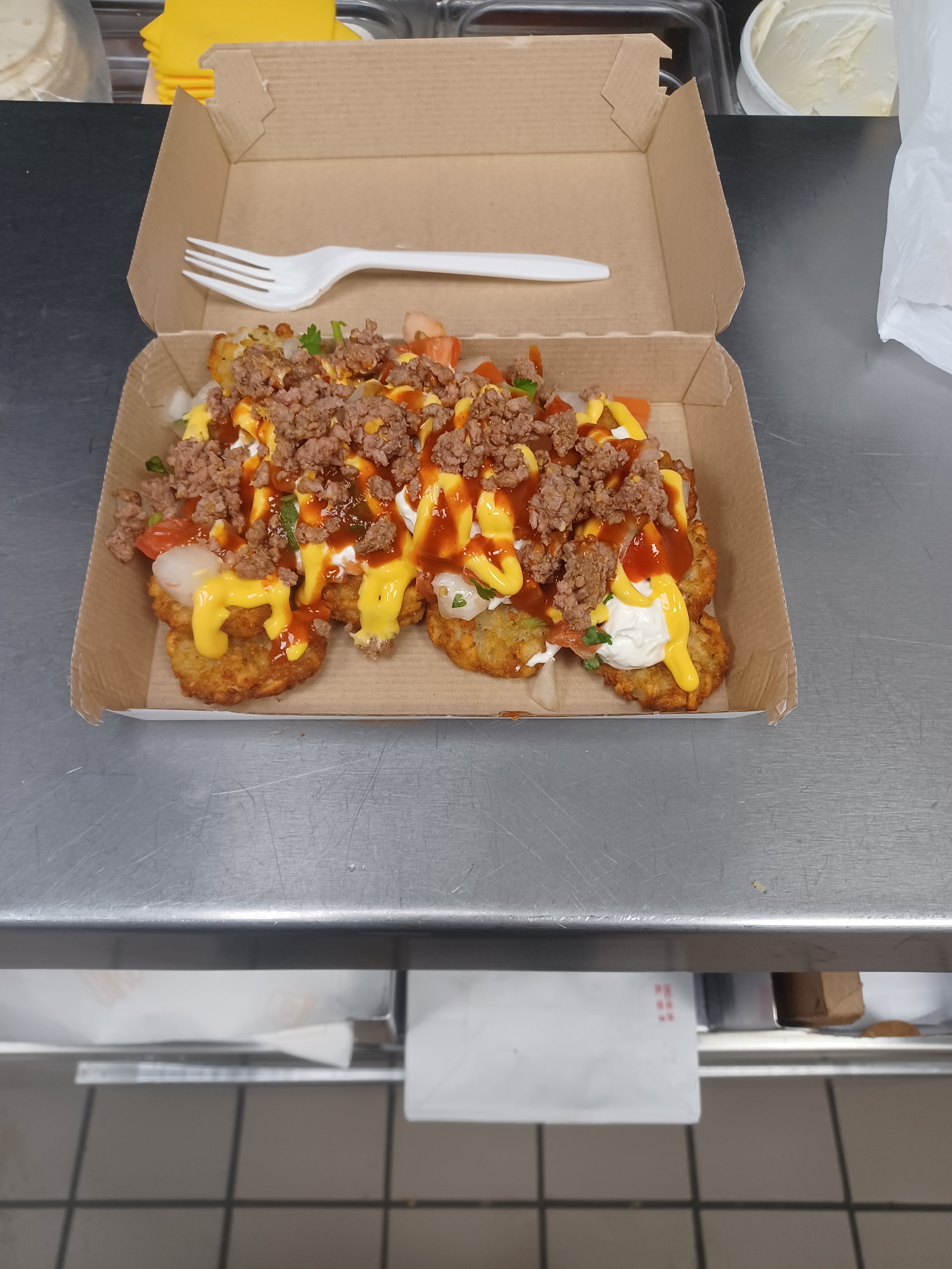 Indulge in Hash Brown's Loaded Hashbrowns!