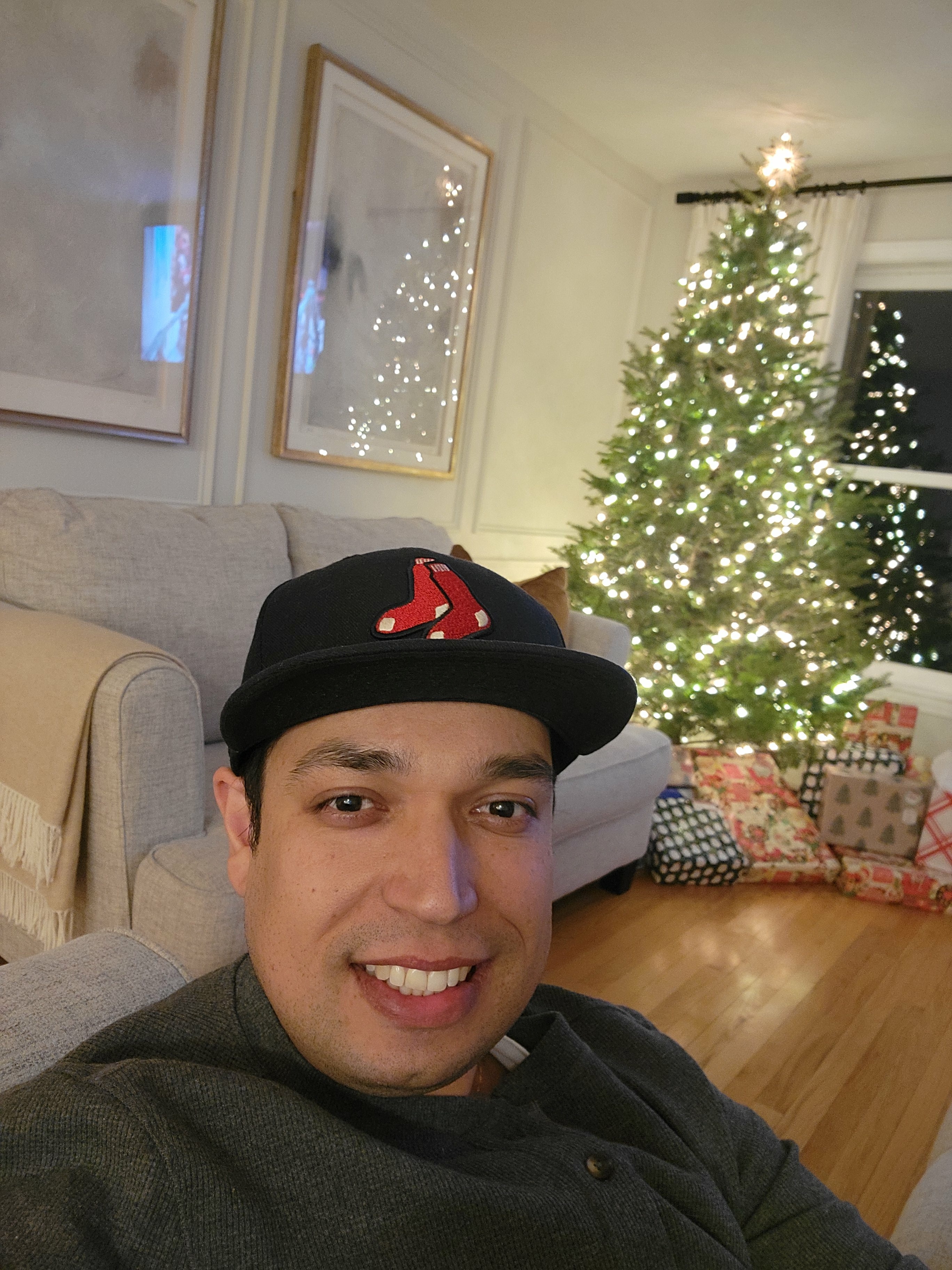 Sending Christmas Greetings from Boston, MA!