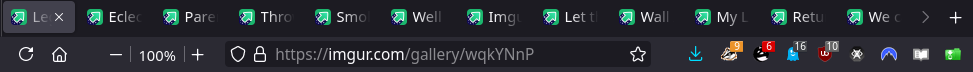 I've amassed a treasure trove of Imgur tabs to weather the selfie storm