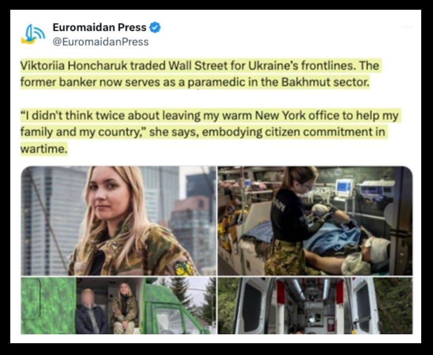Celebrating Ukrainian Hero Viktoriia Hoincharuk