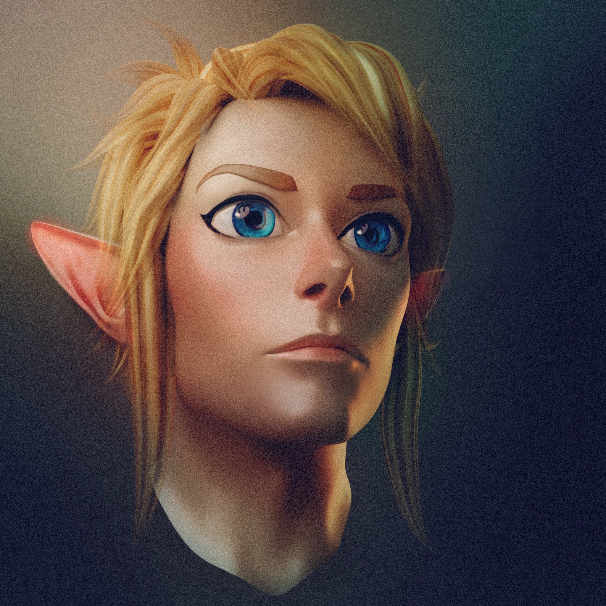 Incredible 3D Sculpture of Link - My Original Creation