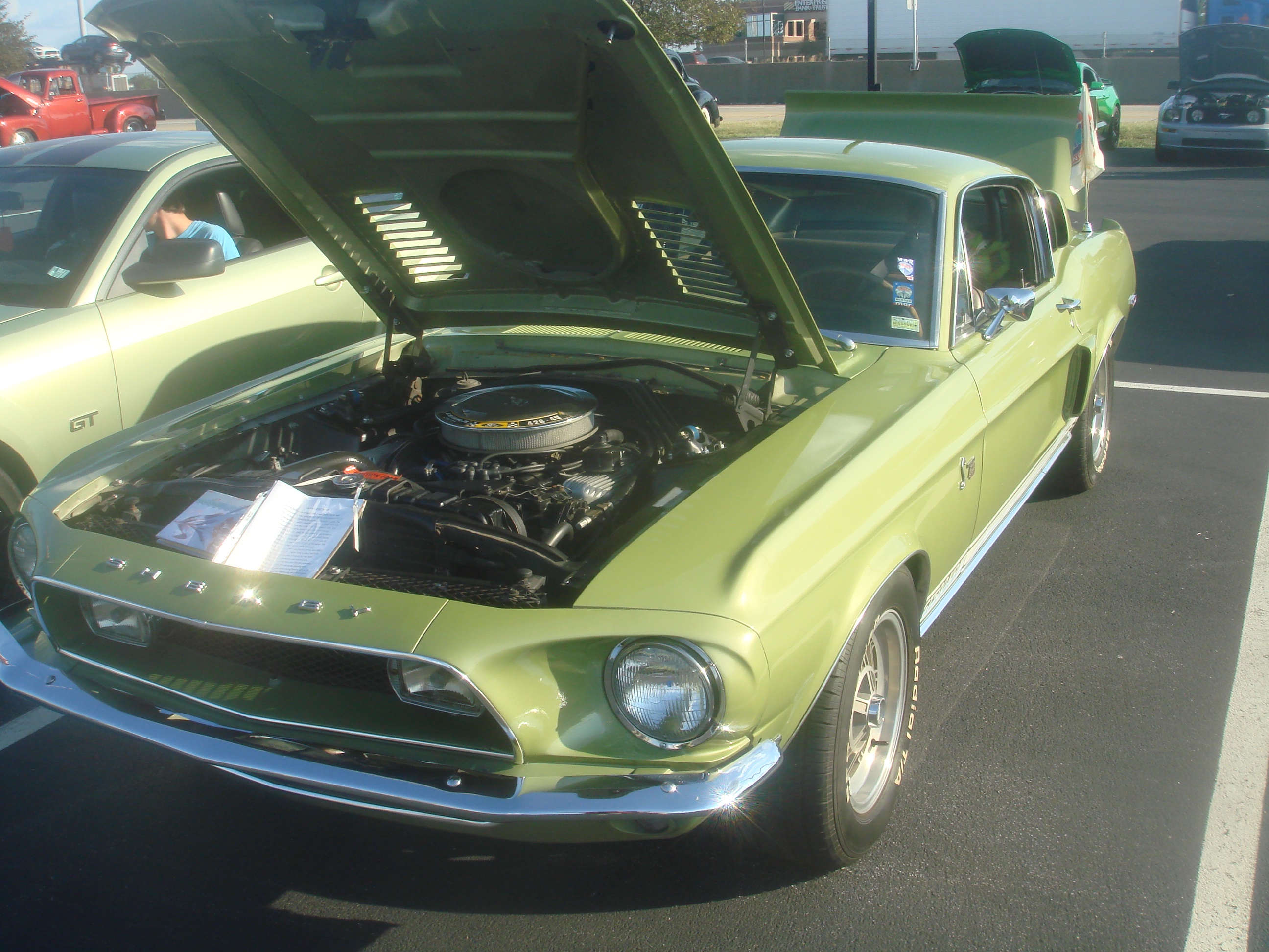 Behold the classic 1968 FORD MUSTANG SHELBY GT500 KR FASTBACK