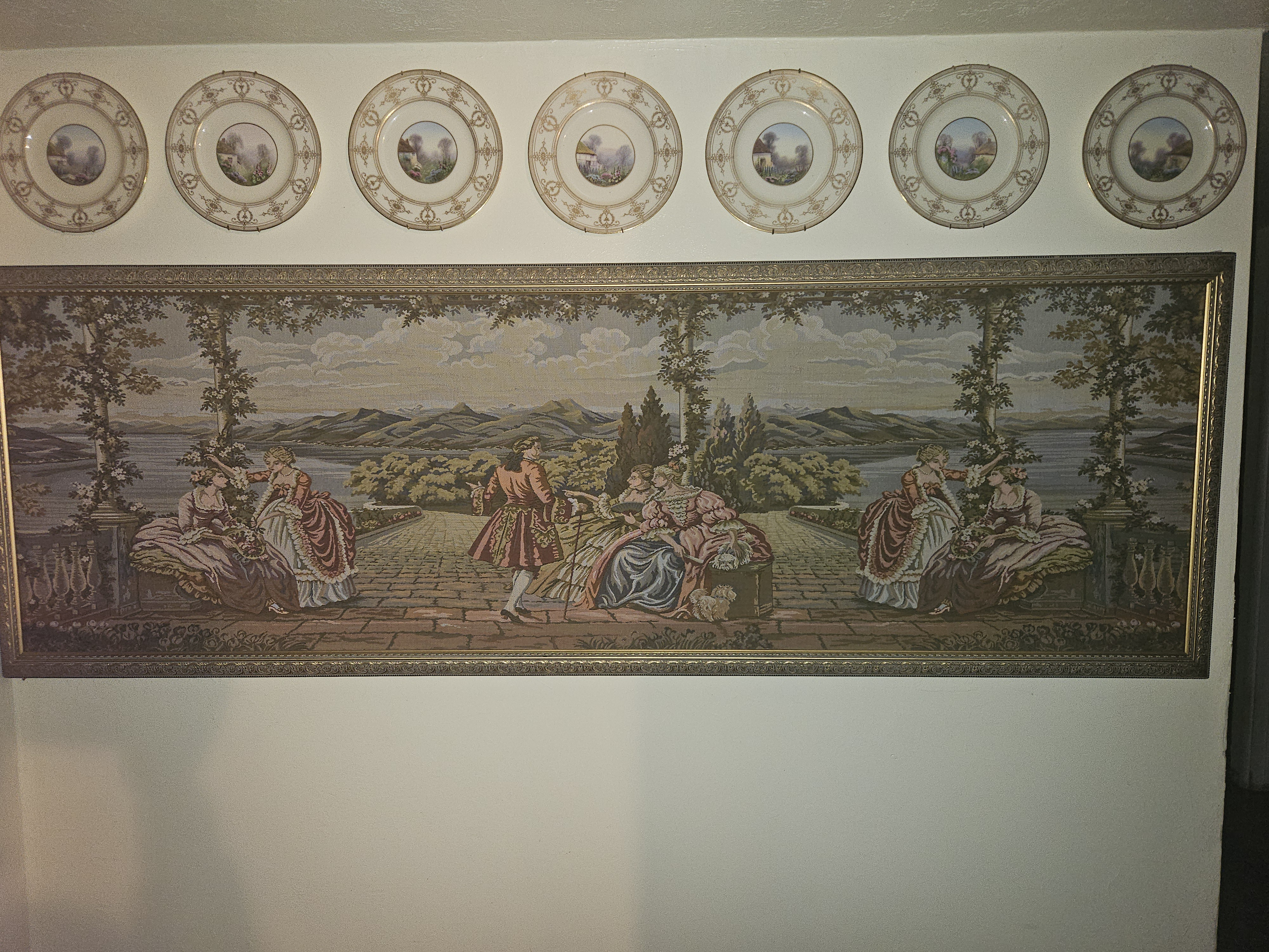 The Beautiful "Ladies at Lake Como" Tapestry