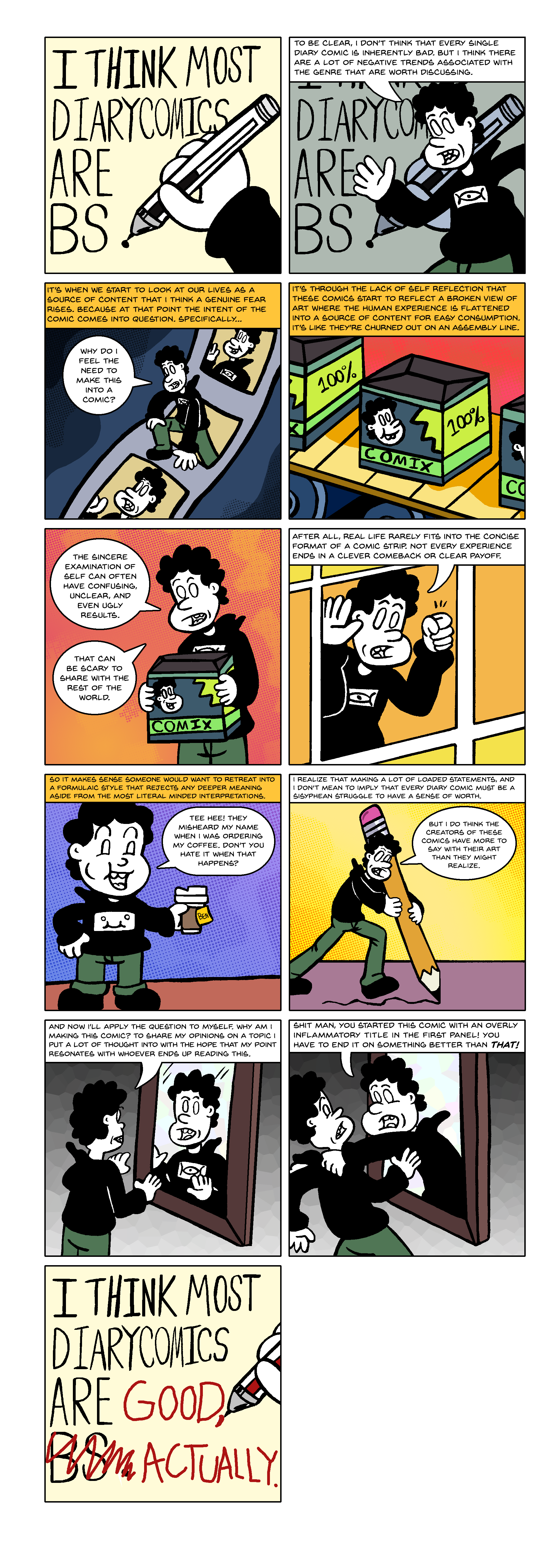 Why I Believe Most Diary Comics Are Nonsense