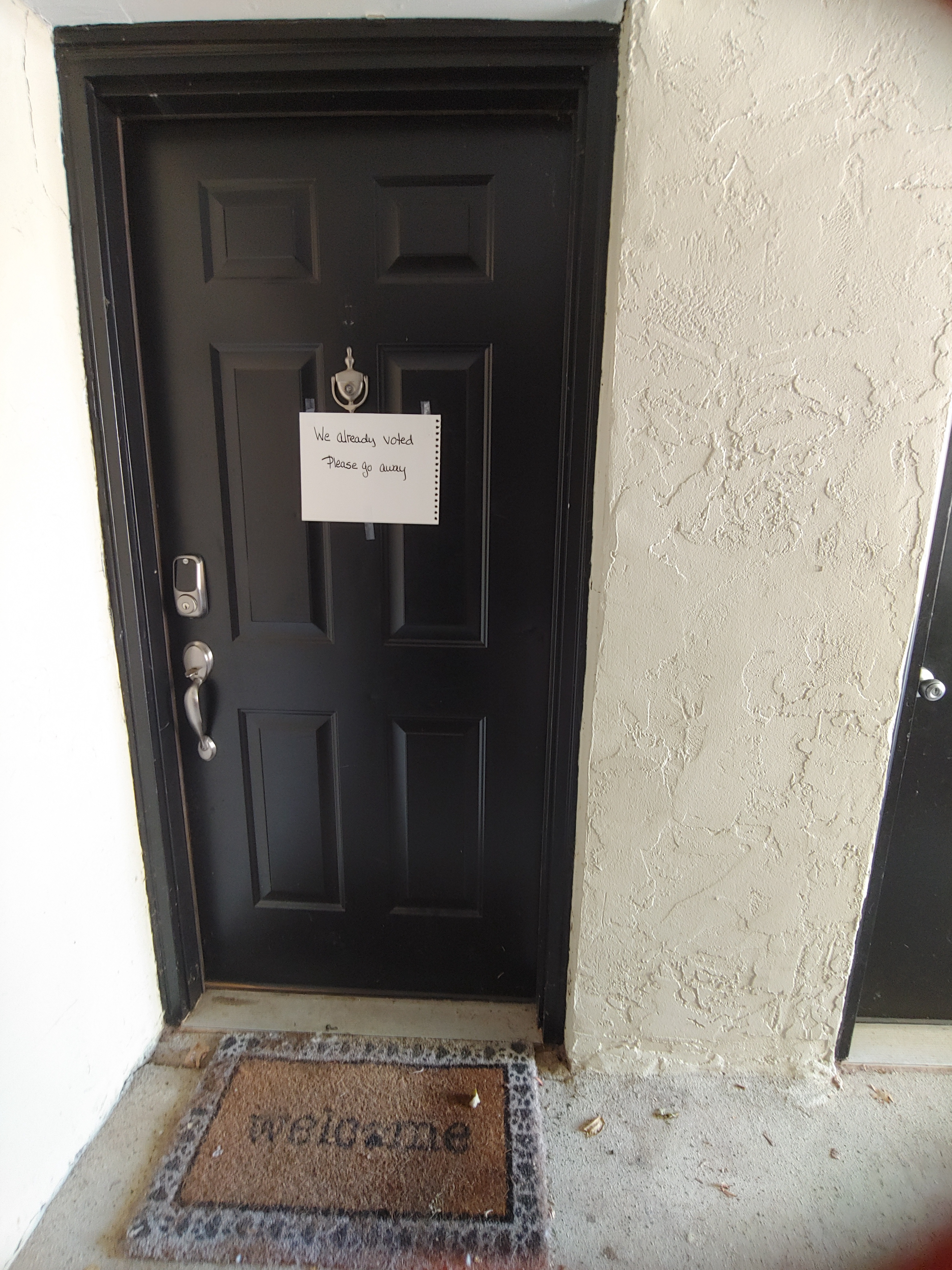 The Perils of Being an Independent Voter: Too Many Canvassers!