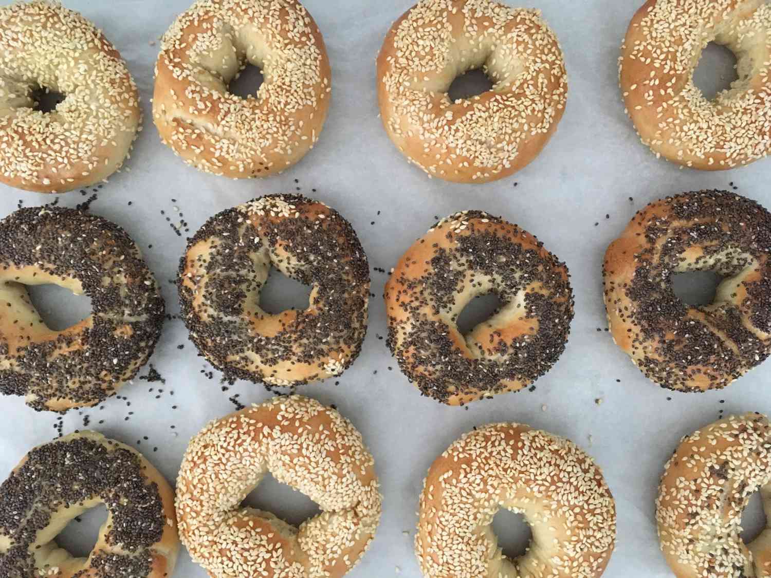 Homemade Bagels from the Bread Machine