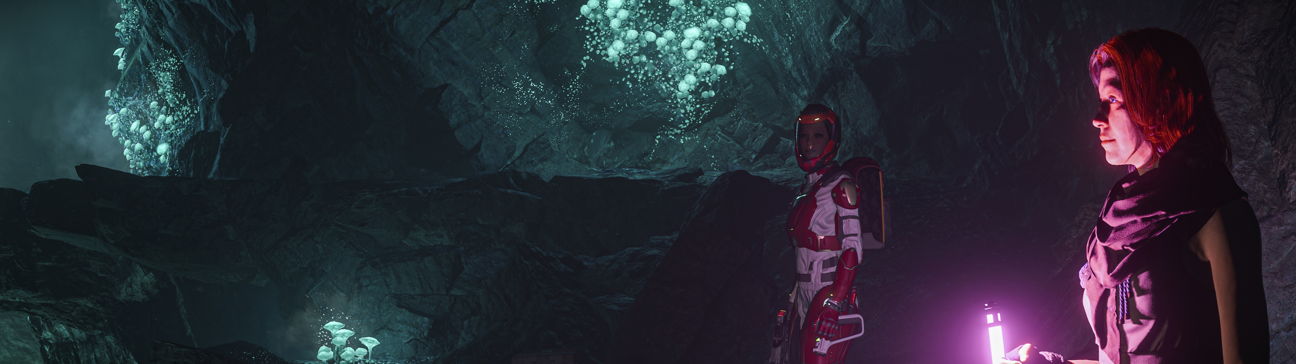 Exploring the Event Cave in Microtech: A Big Thanks to My Crew!