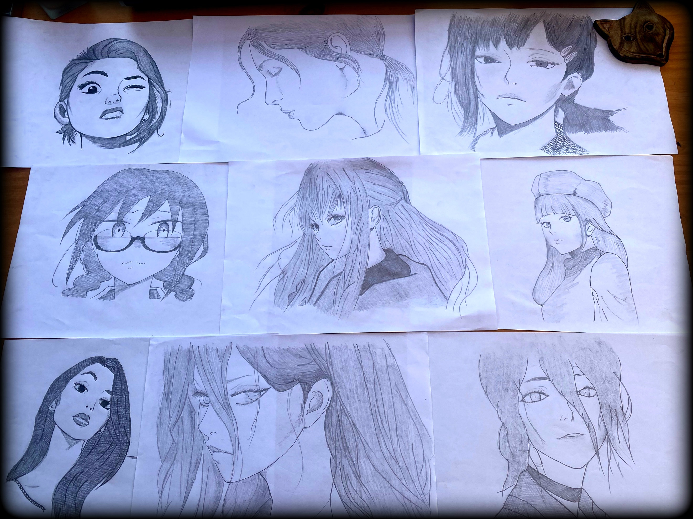 Artistic Expressions: Pencil-Only Drawings