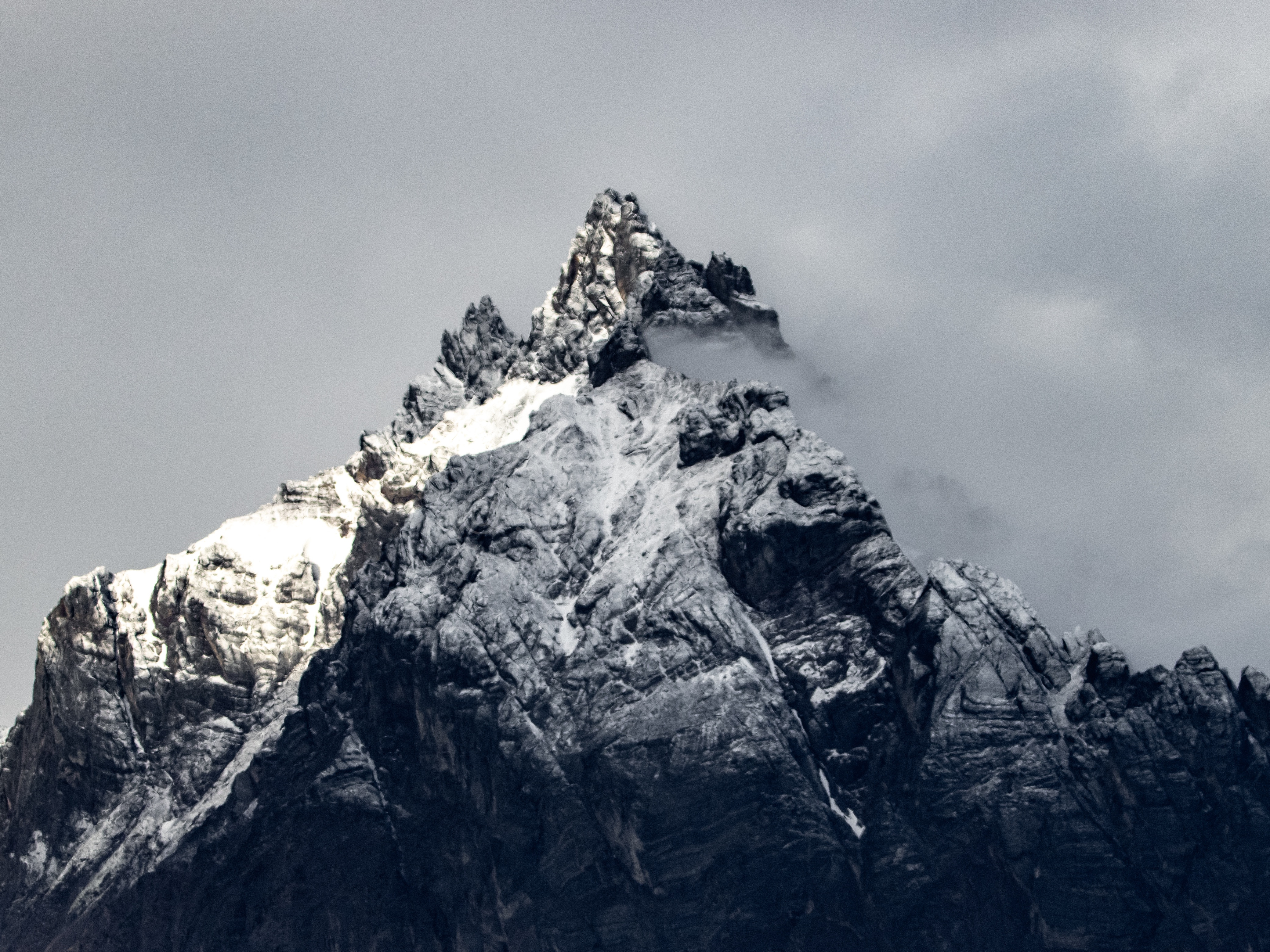 Breathtaking view of Mt. Olivia in Ushuaia, Tierra del Fuego, Argentina
