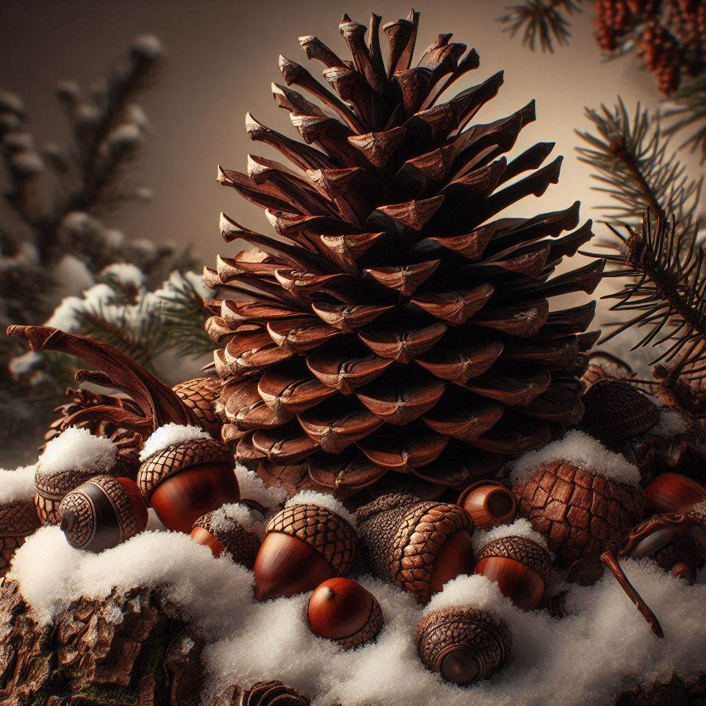 The Pinecone Crown: Nature's Royalty