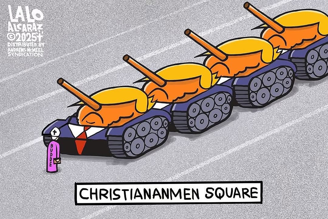 The Christiananmen: A Modern Twist