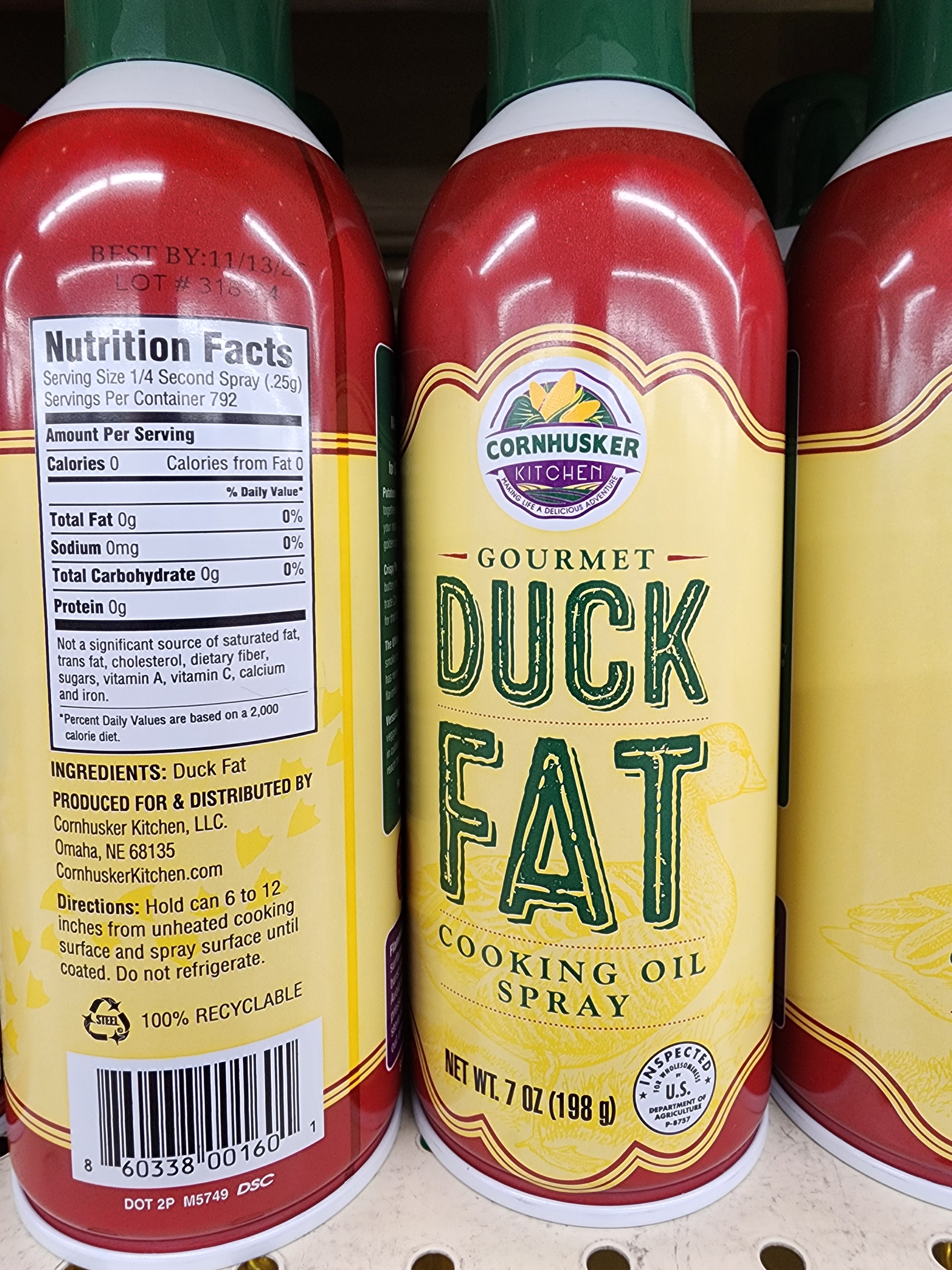 Surprising Discovery: Nutrition Label Claims Zero Fat!