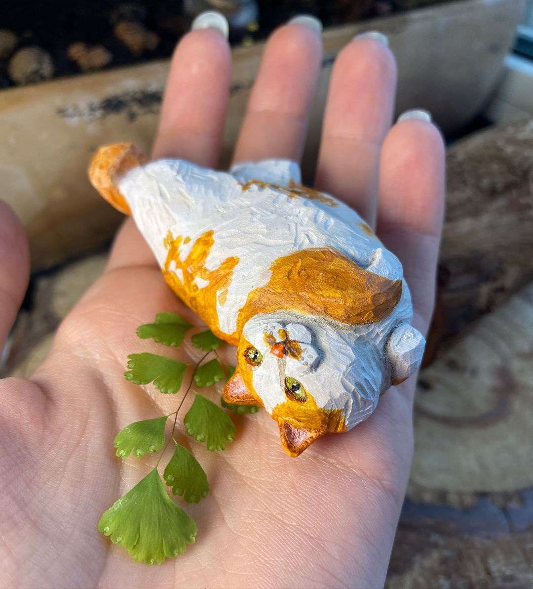My First Ever Commissioned Woodcarving