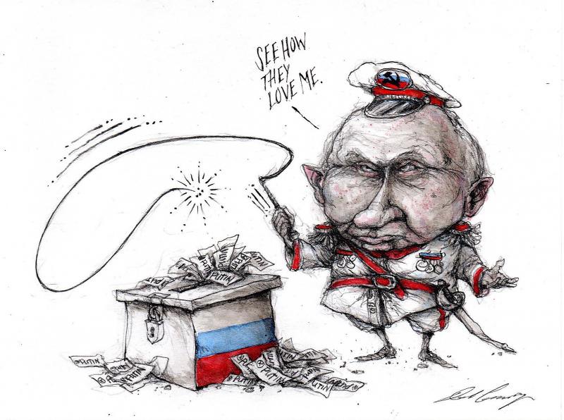 Putin's caricature: A humorous take