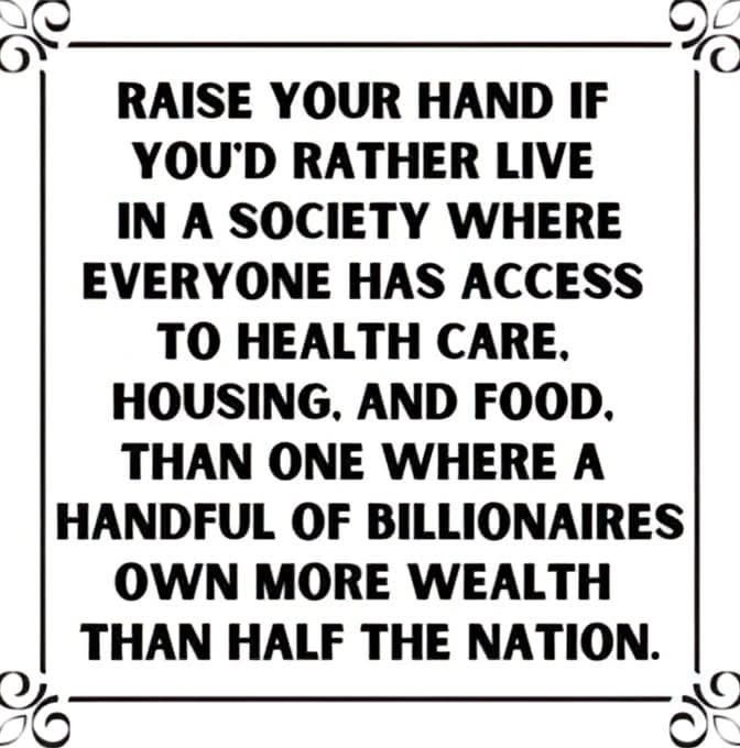 Down with the oligarchy!