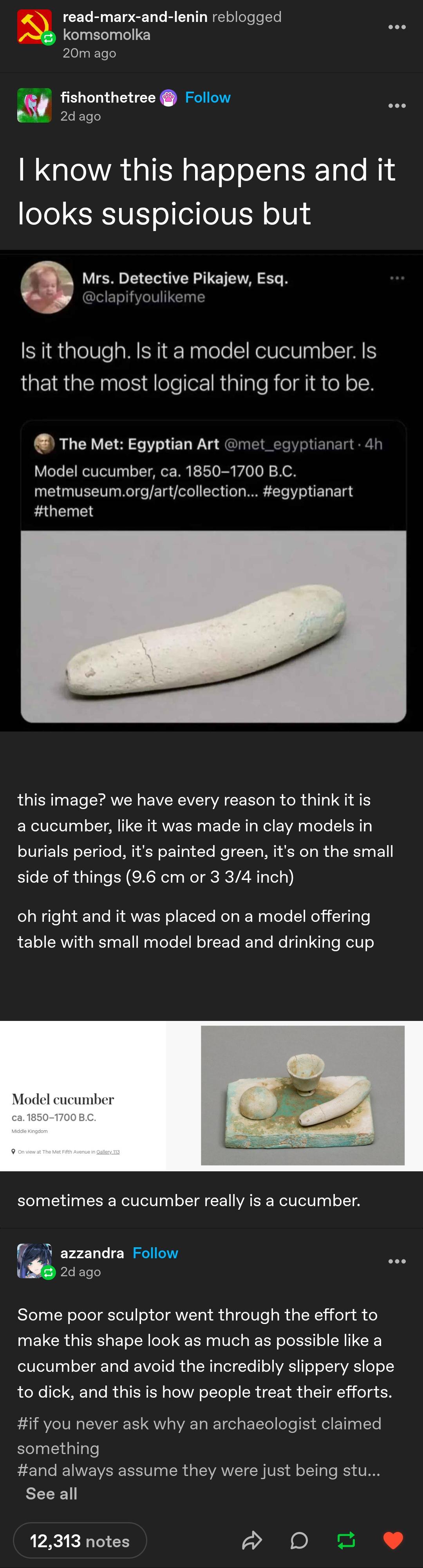 A Glimpse into History: The Model Cucumber from 1850-1700 B.C.