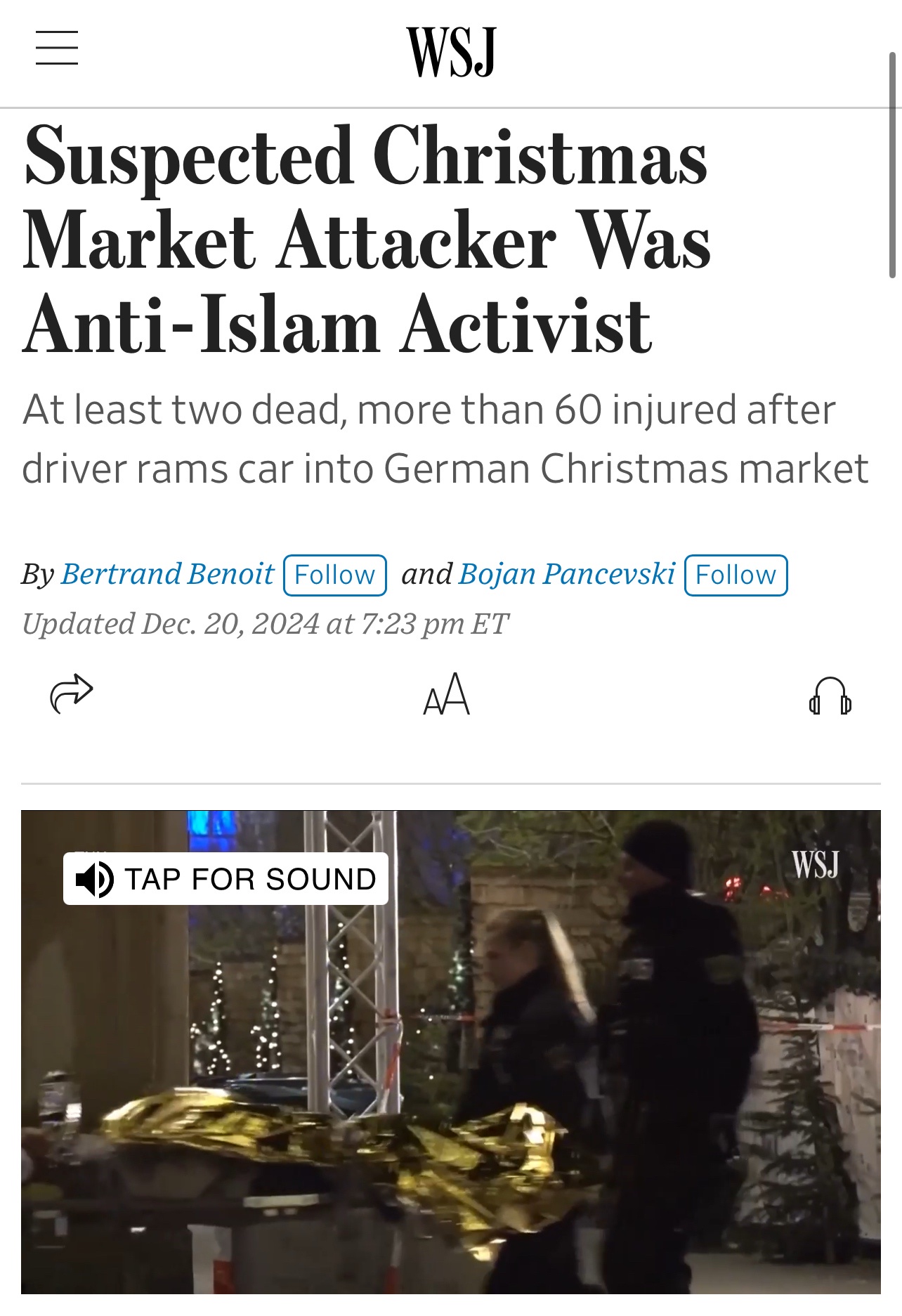 Seeking Answers: Who Is This Person in the WSJ?