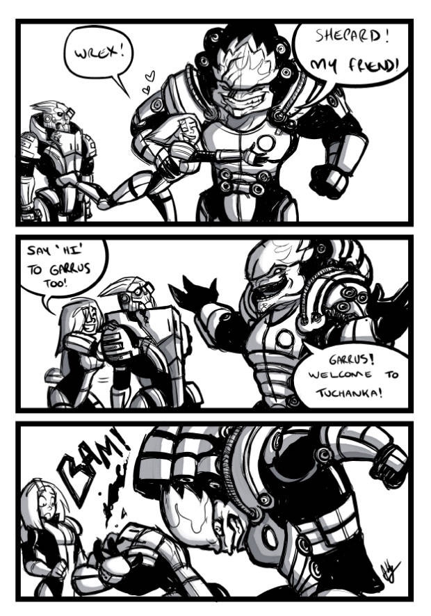 A Warm Greeting from a Krogan