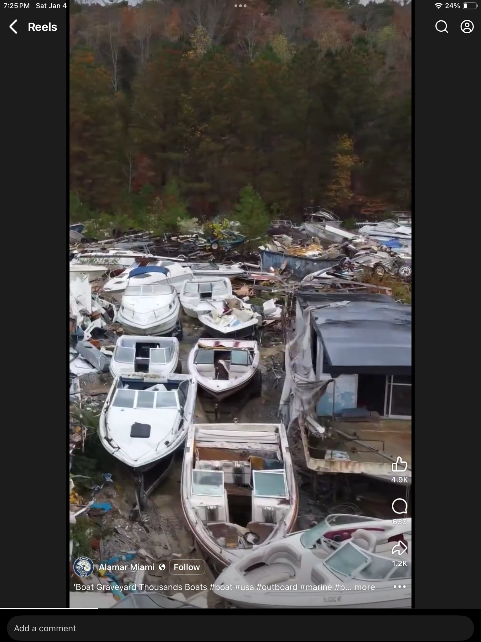 Exploring the Boat Junkyard: A Treasure Trove of Rusty Relics