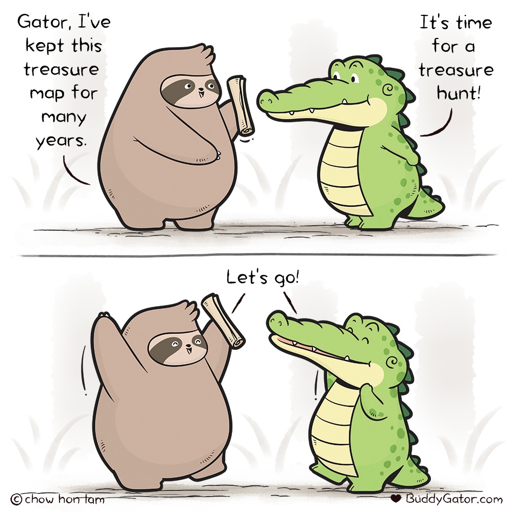 Join Buddy Gator on an Epic Treasure Hunt Adventure