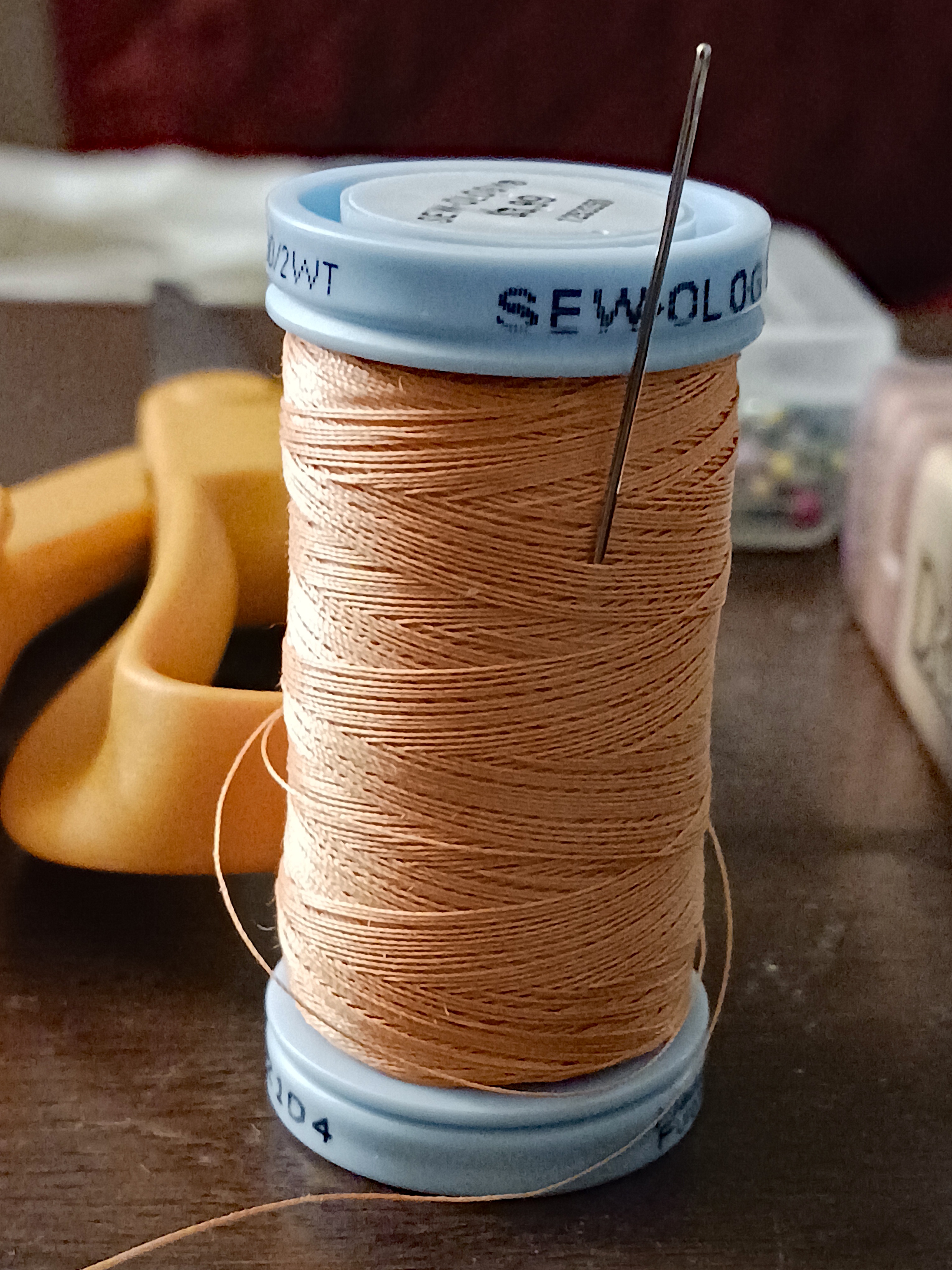 A closer look at my sewing macro technique.
