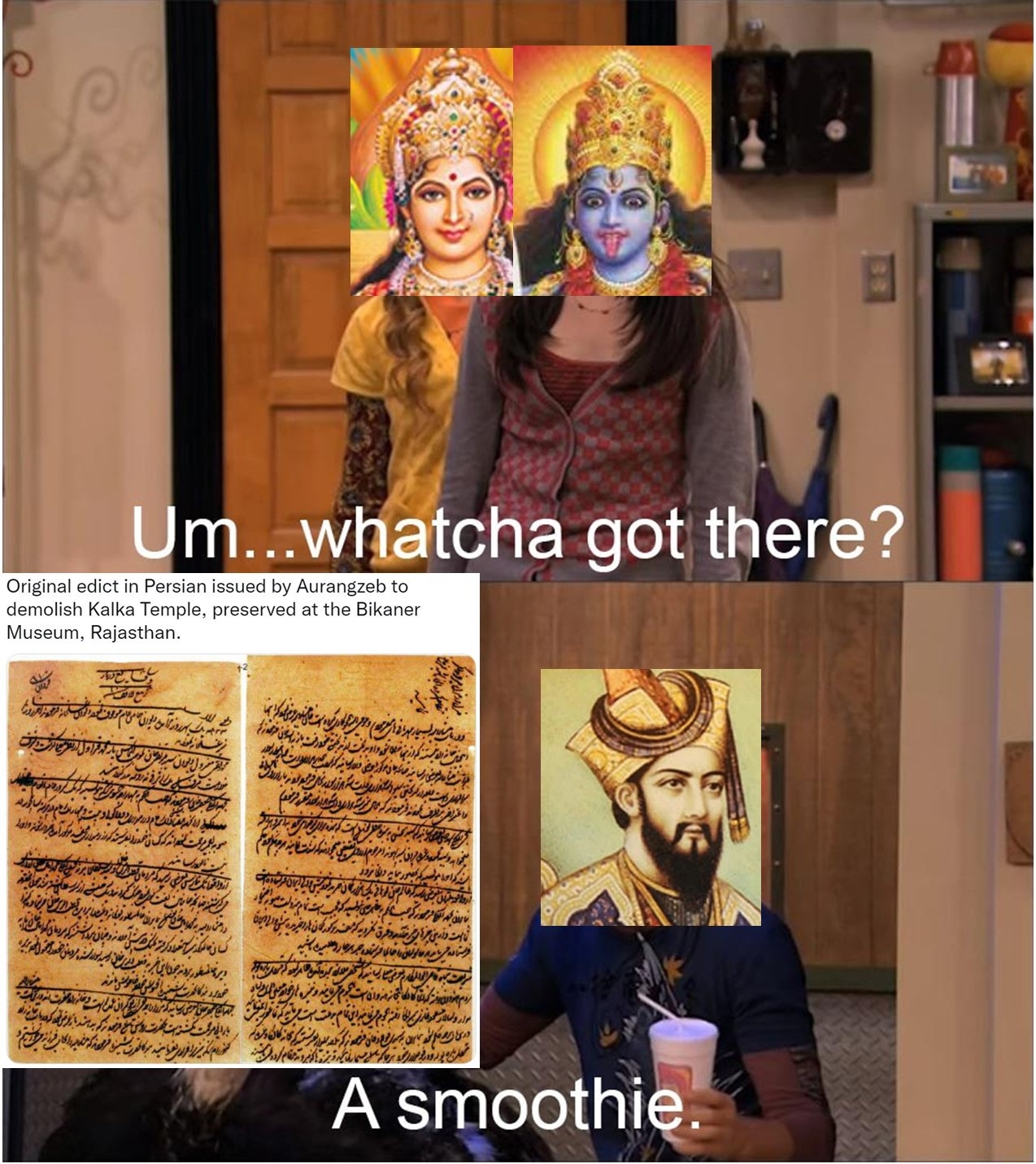 A Duo of Memes Celebrating Indian History