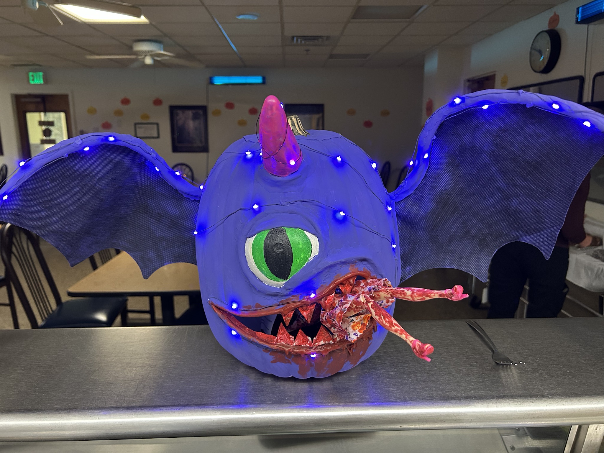 Proudly Secured Second Place in the Pumpkin Carving Showdown!