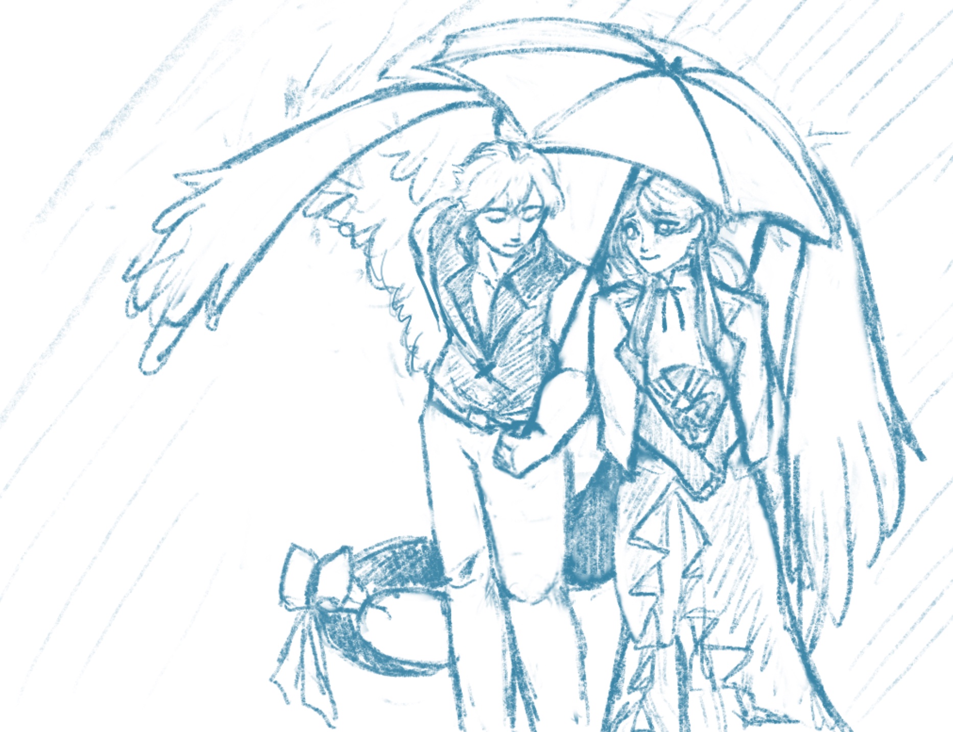 A Sketch of Shelter from the Rain