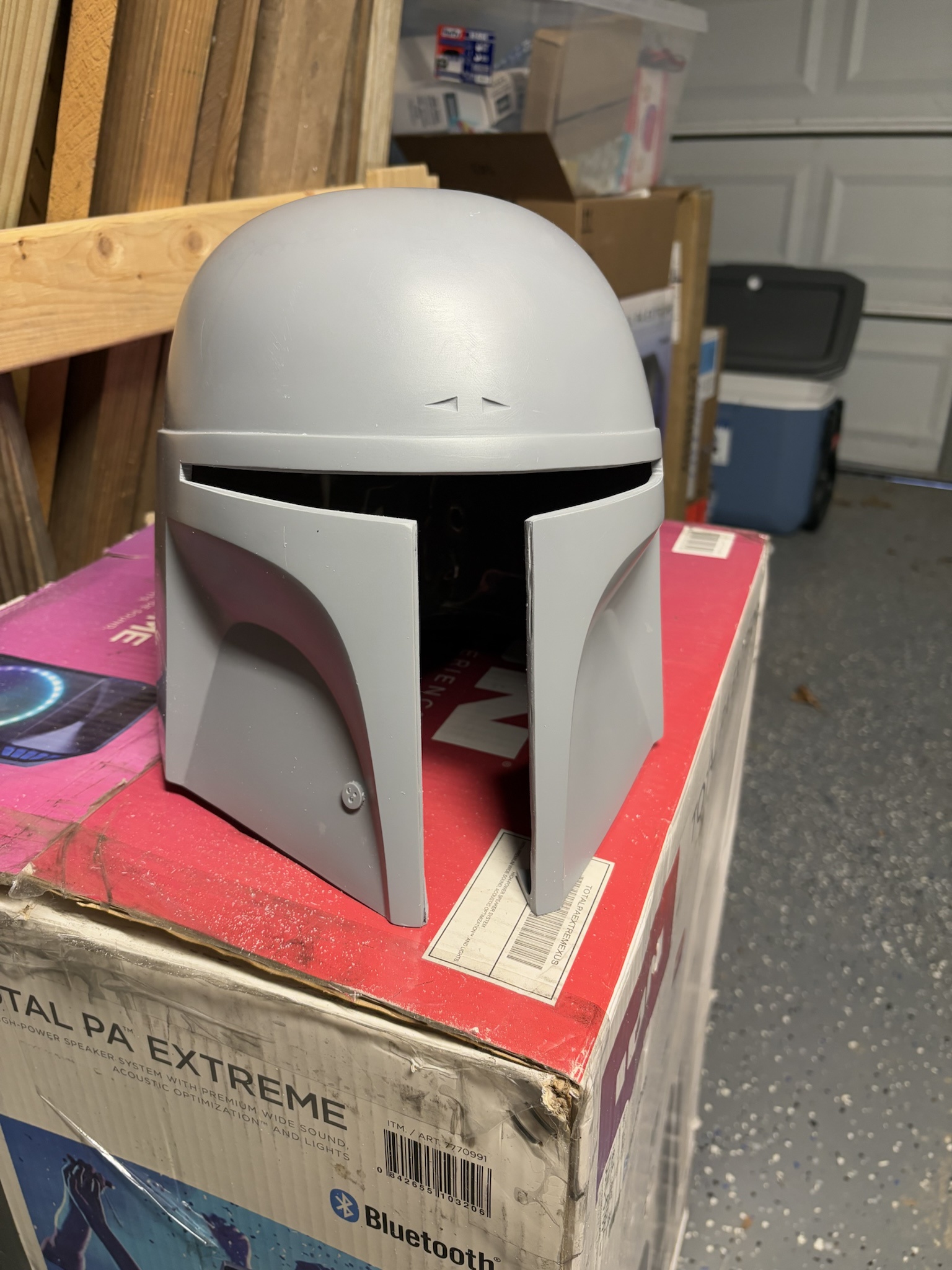 Progress on Mando's Helmet Paint Job