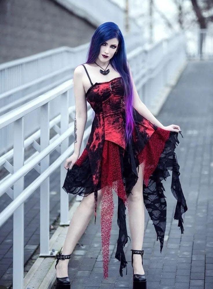 Absolutely Adoring Her Dress!