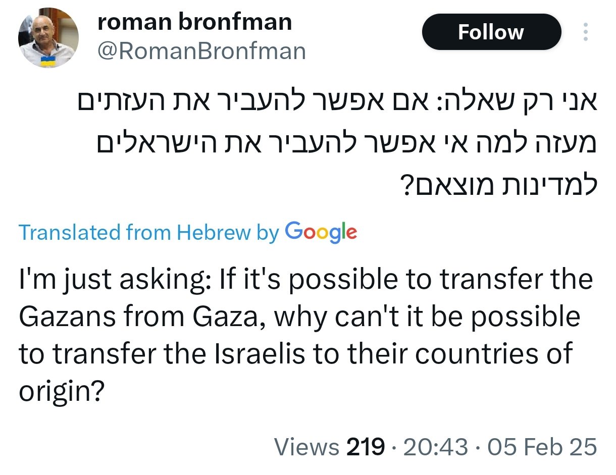 A Former Knesset Member Poses the Crucial Question