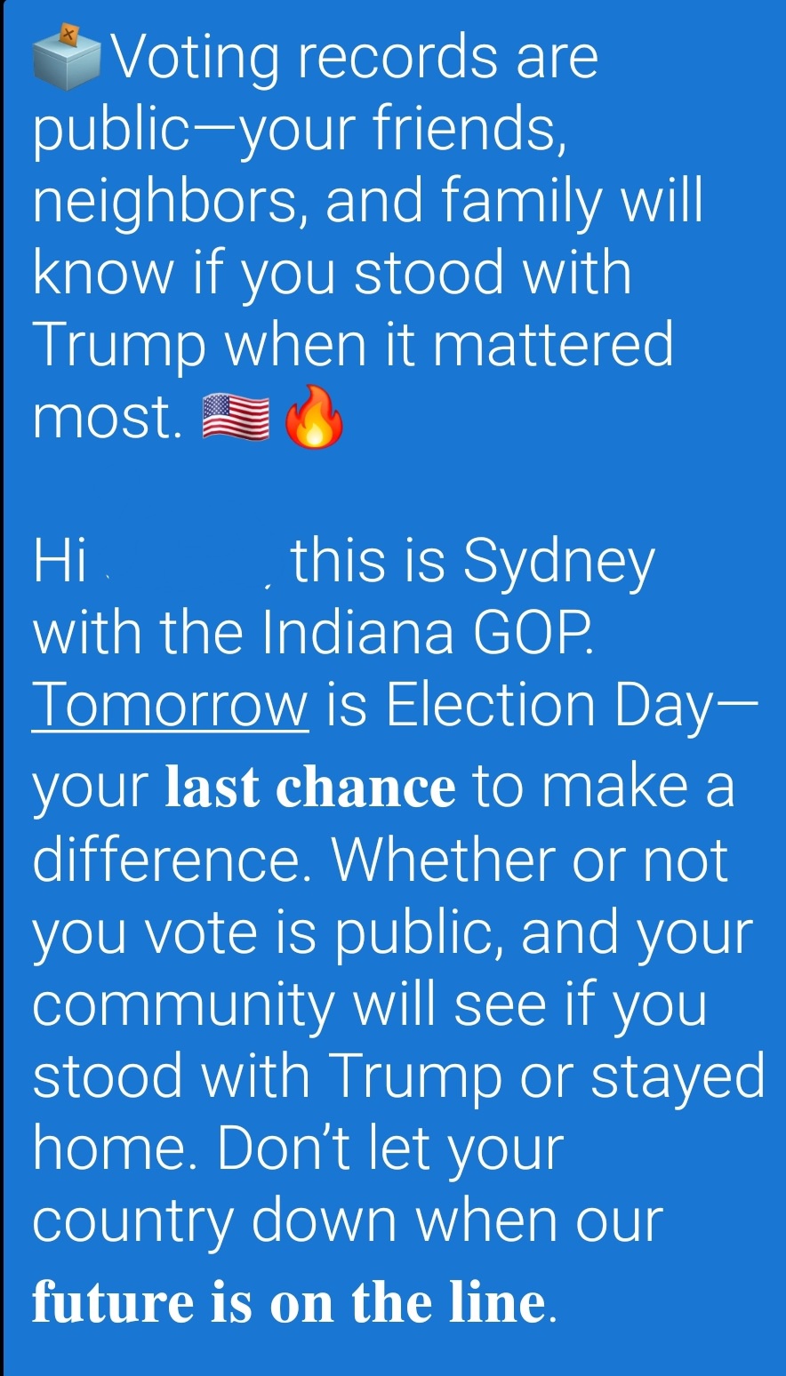 Did someone just throw me a subtle threat?
