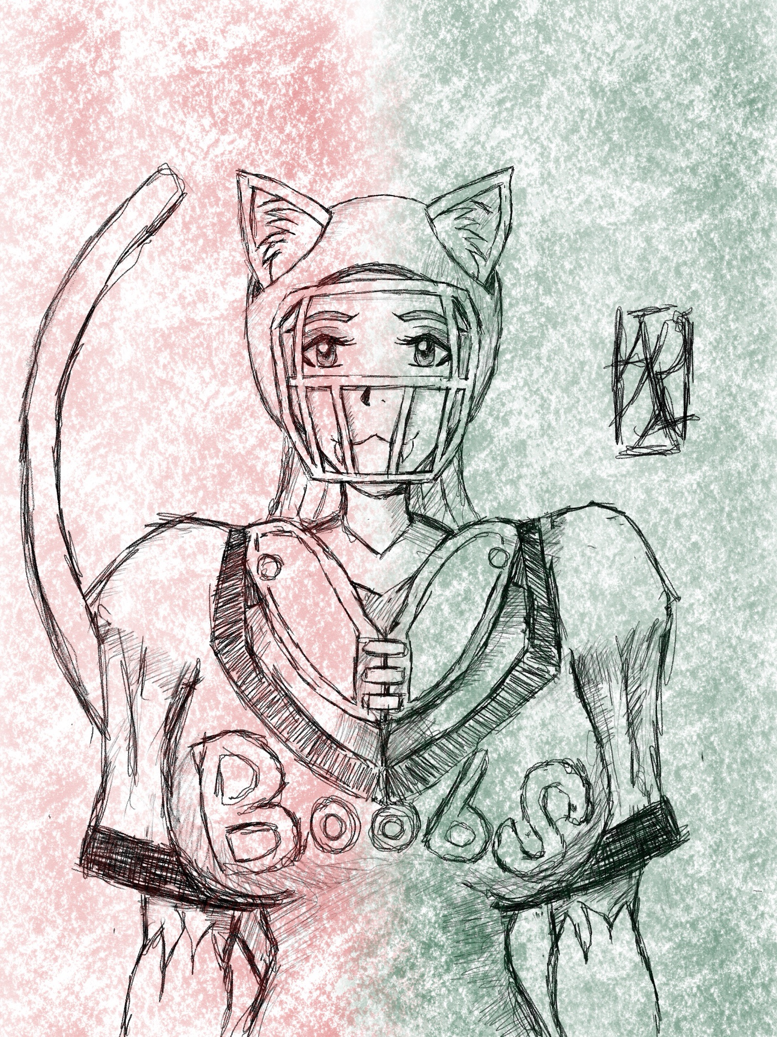 Day 190 of my quest to draw the ultimate big titty catgirl until I find my perfect cosplay waifu: Superb Owl Edition!