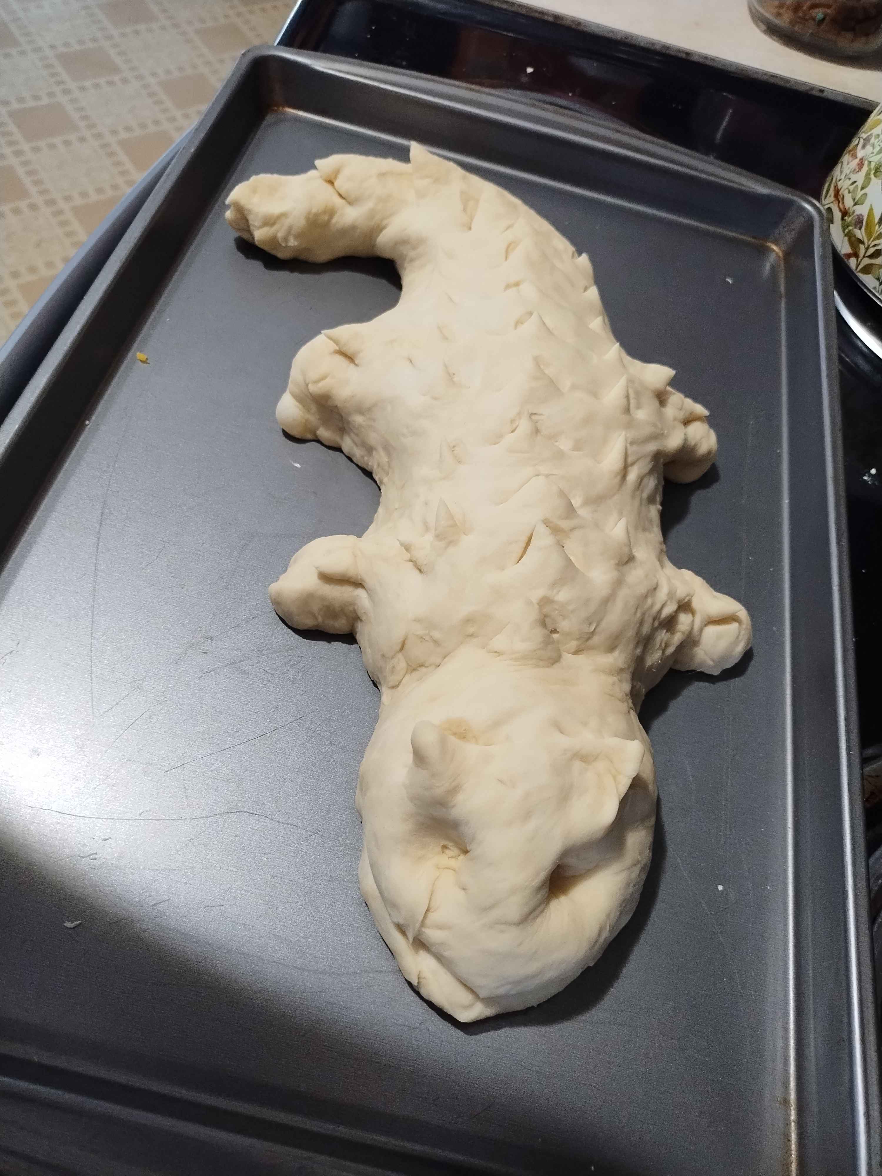 I Crafted and Baked a Bread Dragon!