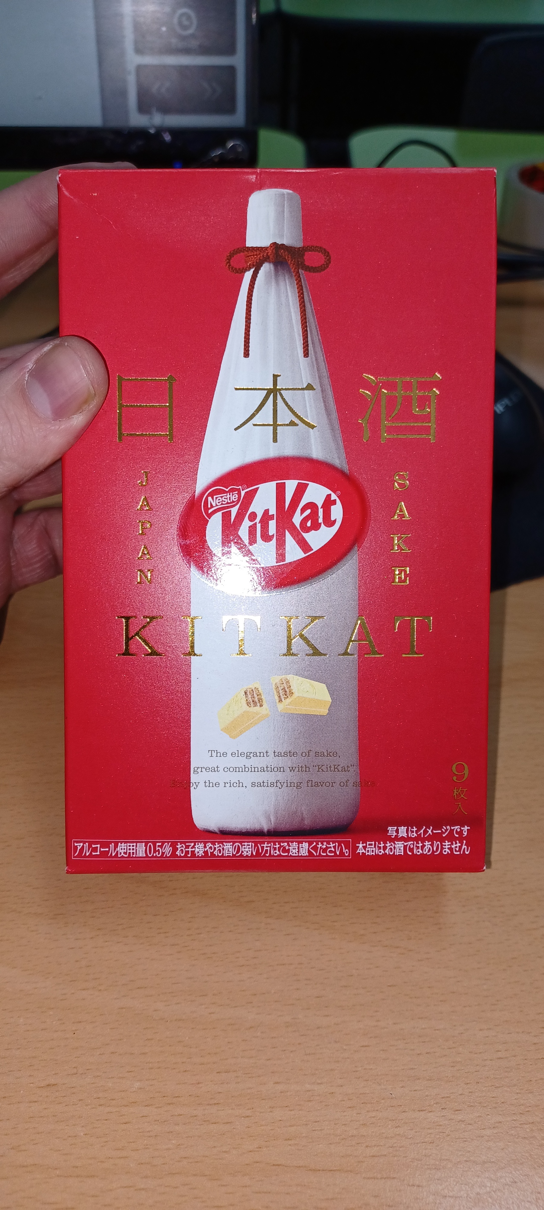 Received a Bottle of Japanese Sake at School and It's Absolutely Delicious!