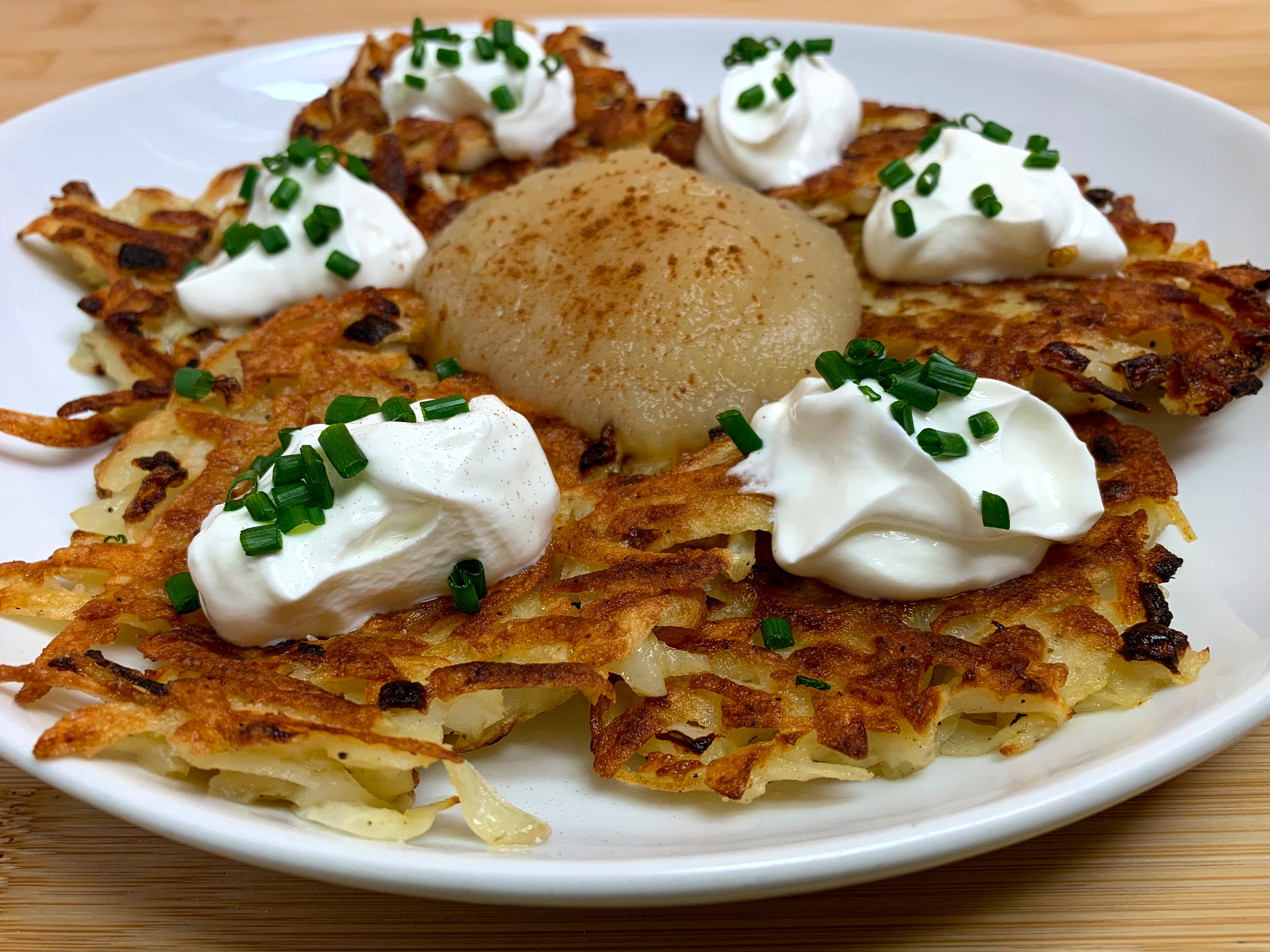 Delicious German Potato Pancakes with Tasty Toppings