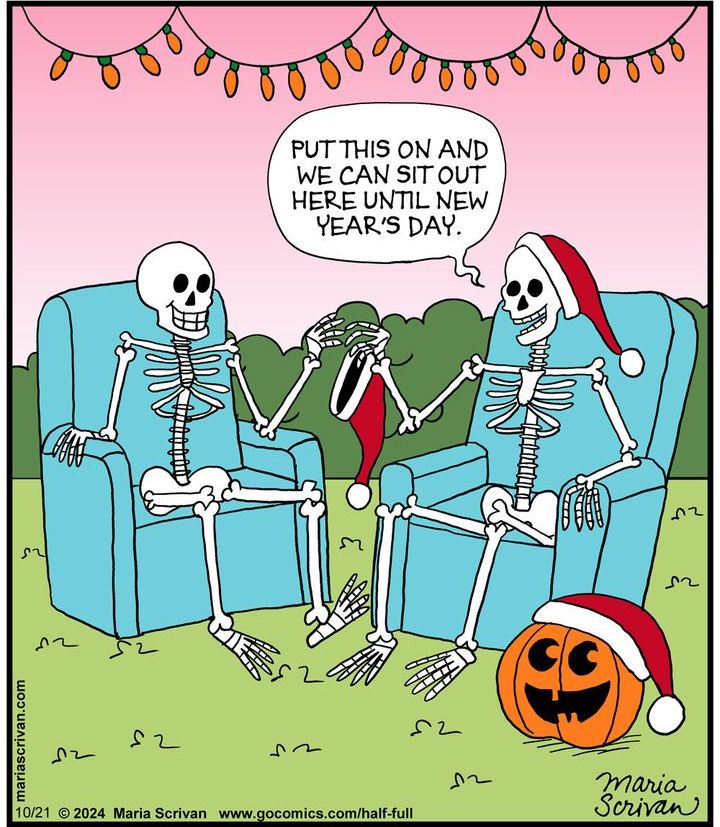 Eagerly Anticipating Halloween While Counting Down to Christmas